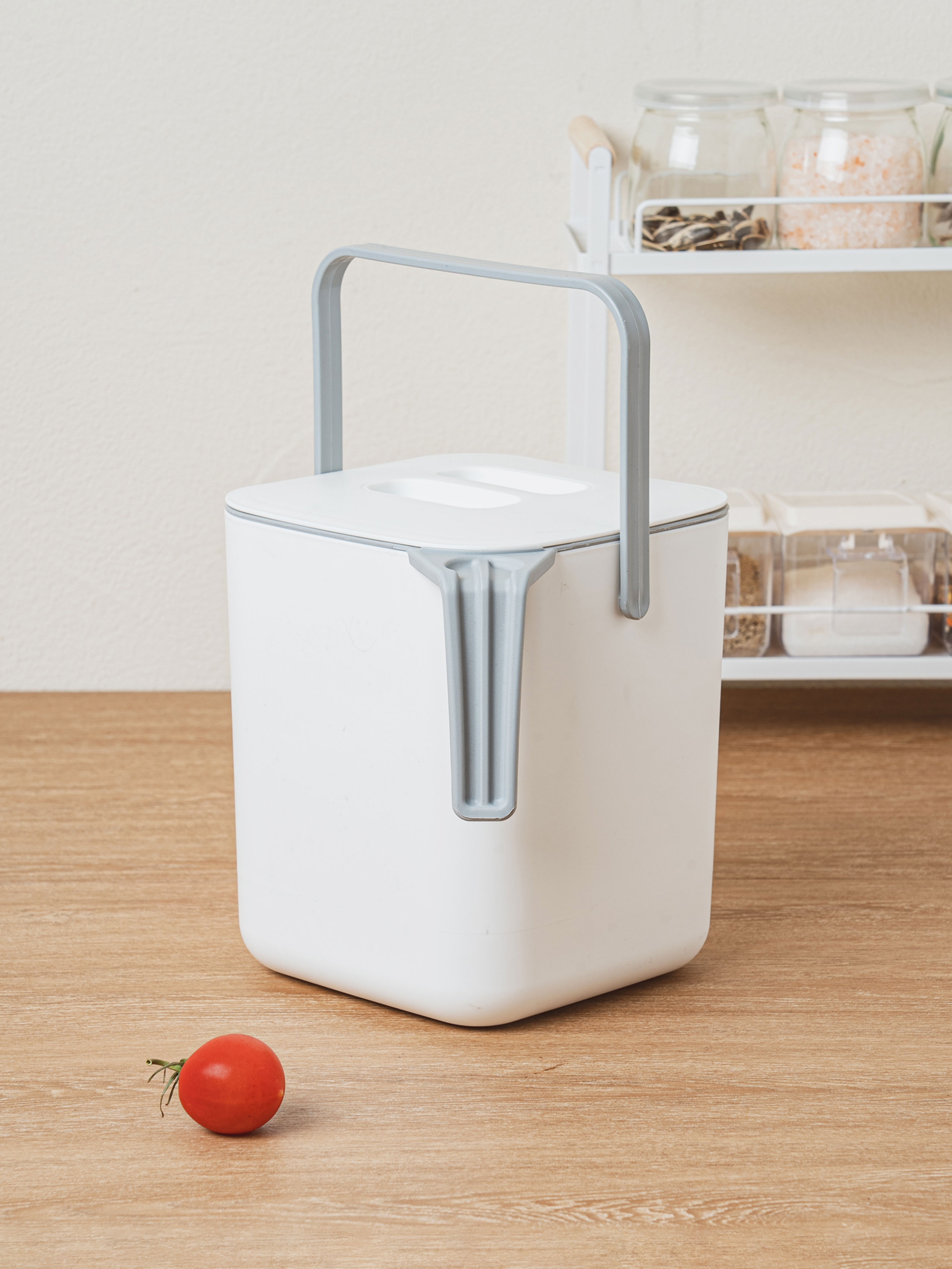 사각 음식물 수거통 4 L