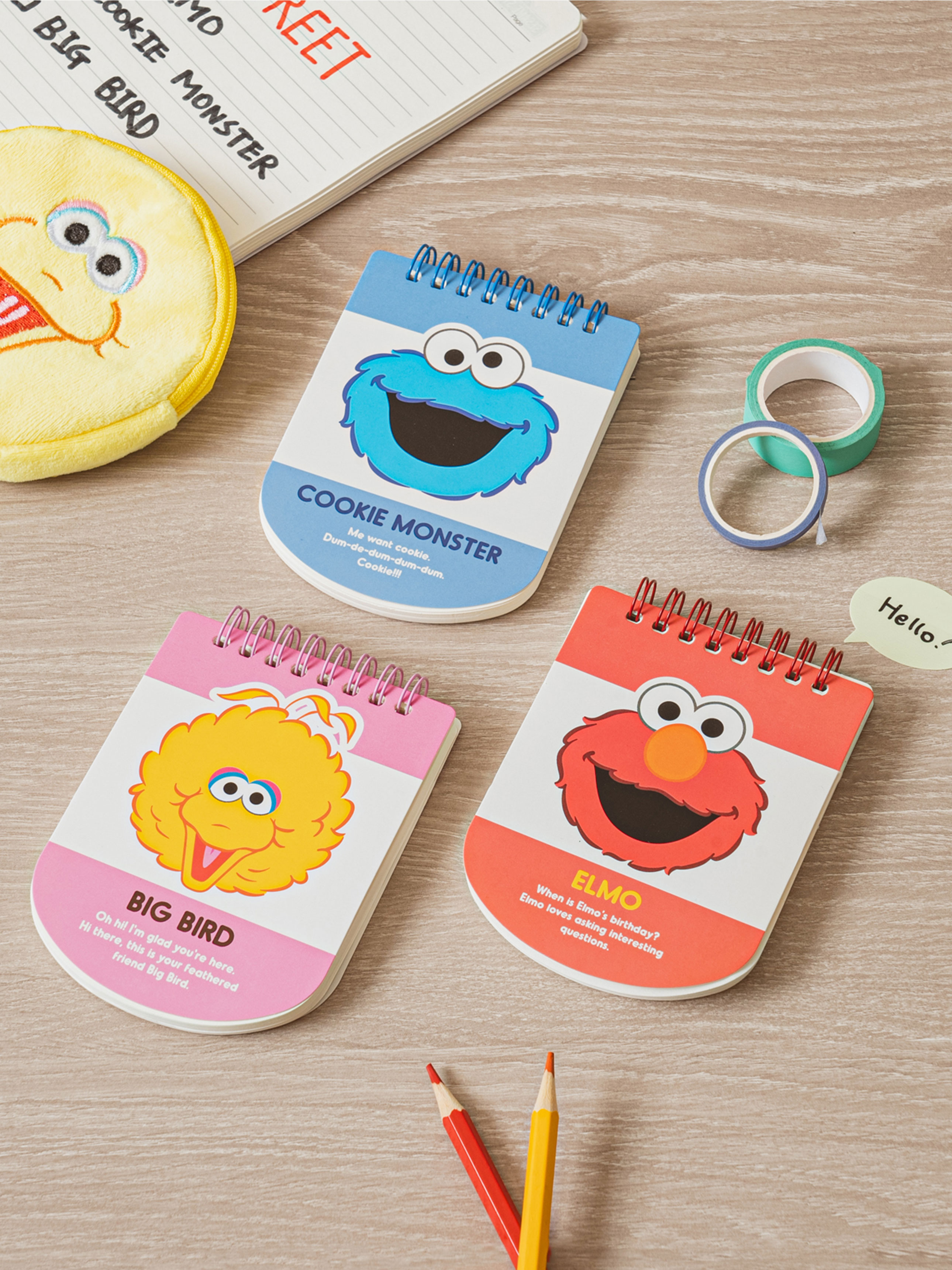 Блокнот в линейку Sesame Street 80 листов