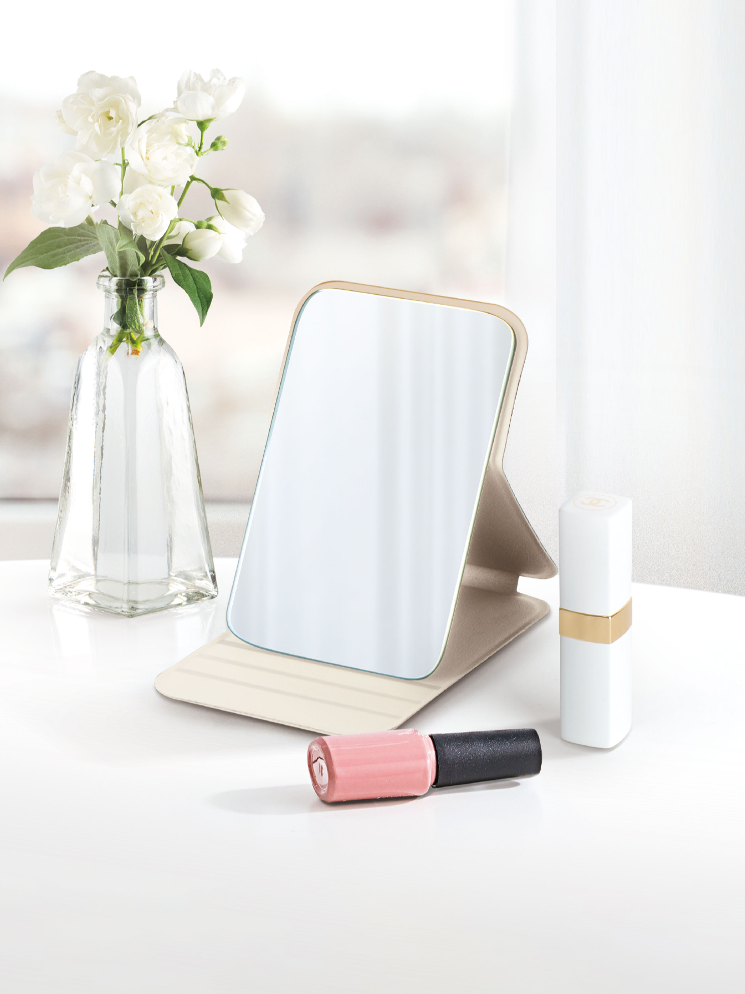 Настольное квадратное зеркало Ivory, S
