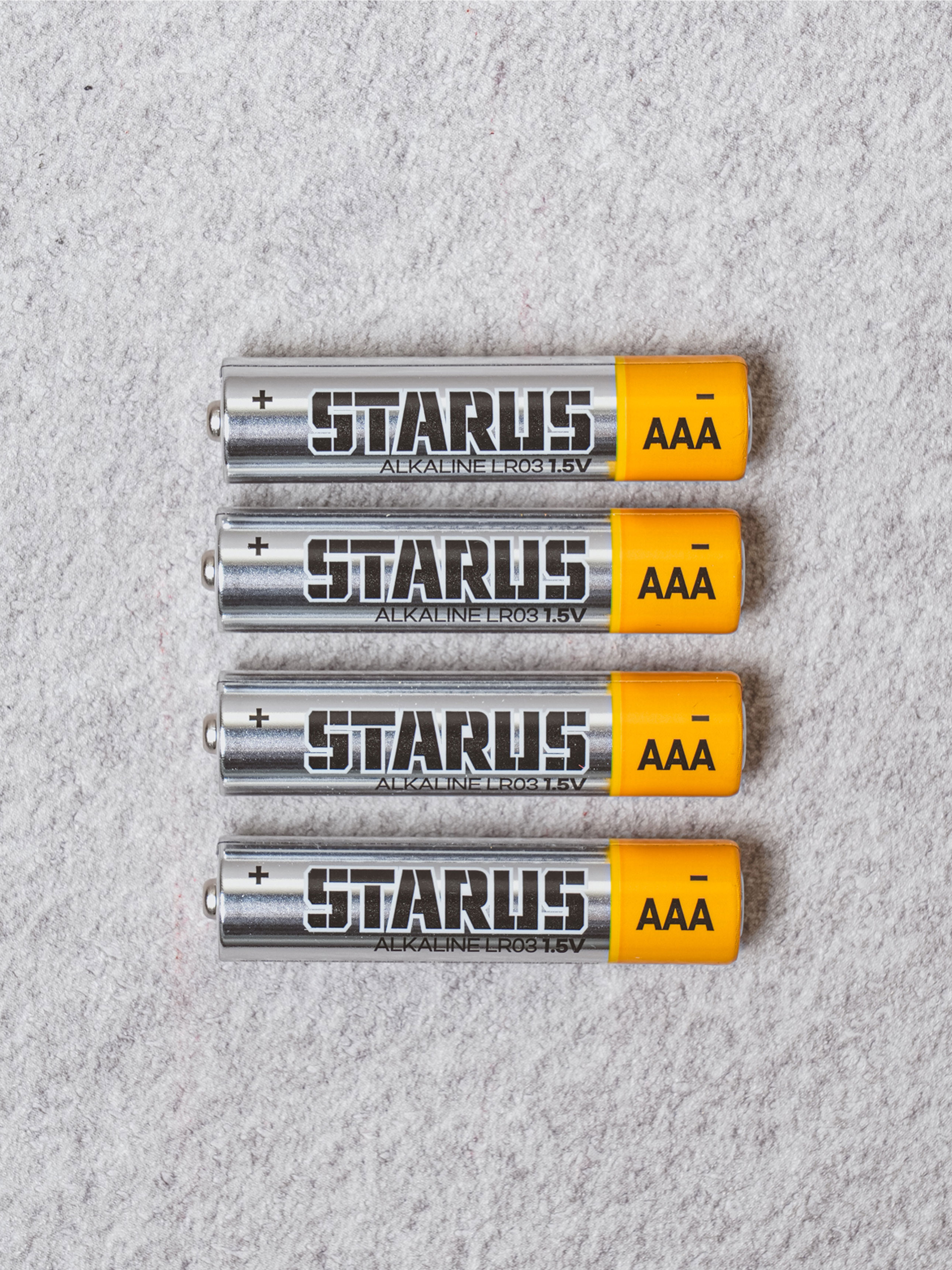 Батарейки щелочные Starus LR03 AAA 4 шт.