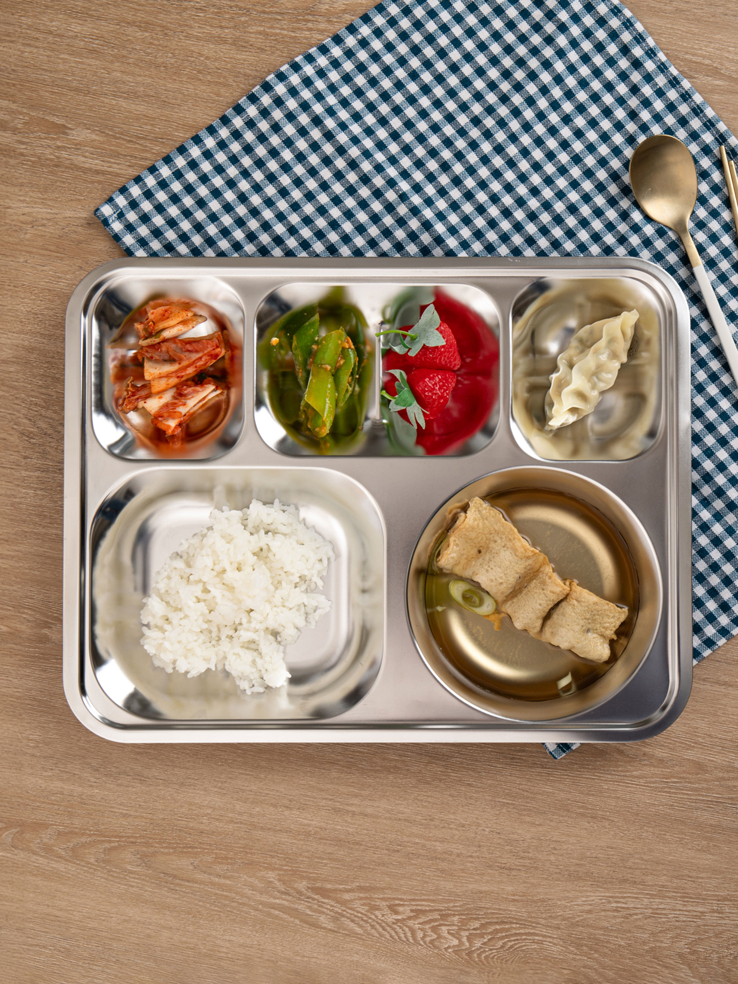 스테인리스 식판 6칸