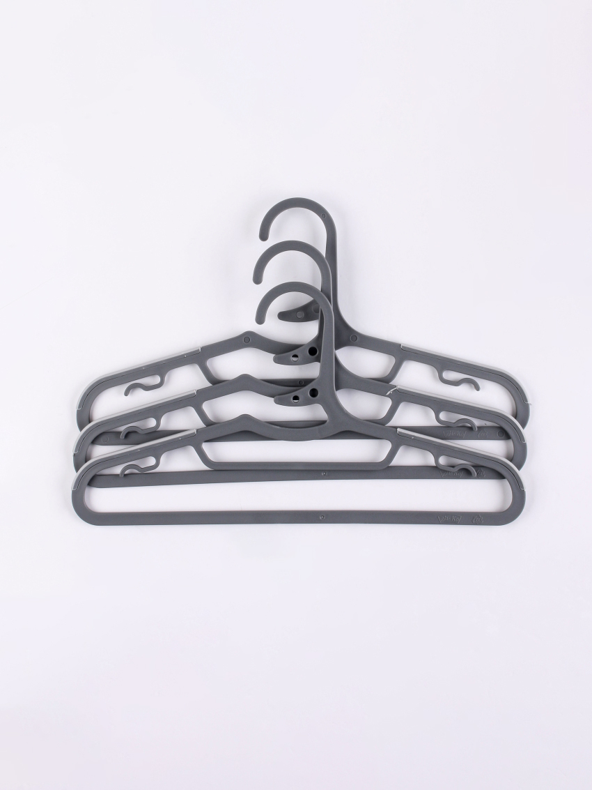 논슬립 옷걸이 일반형 3개입 딥그레이
