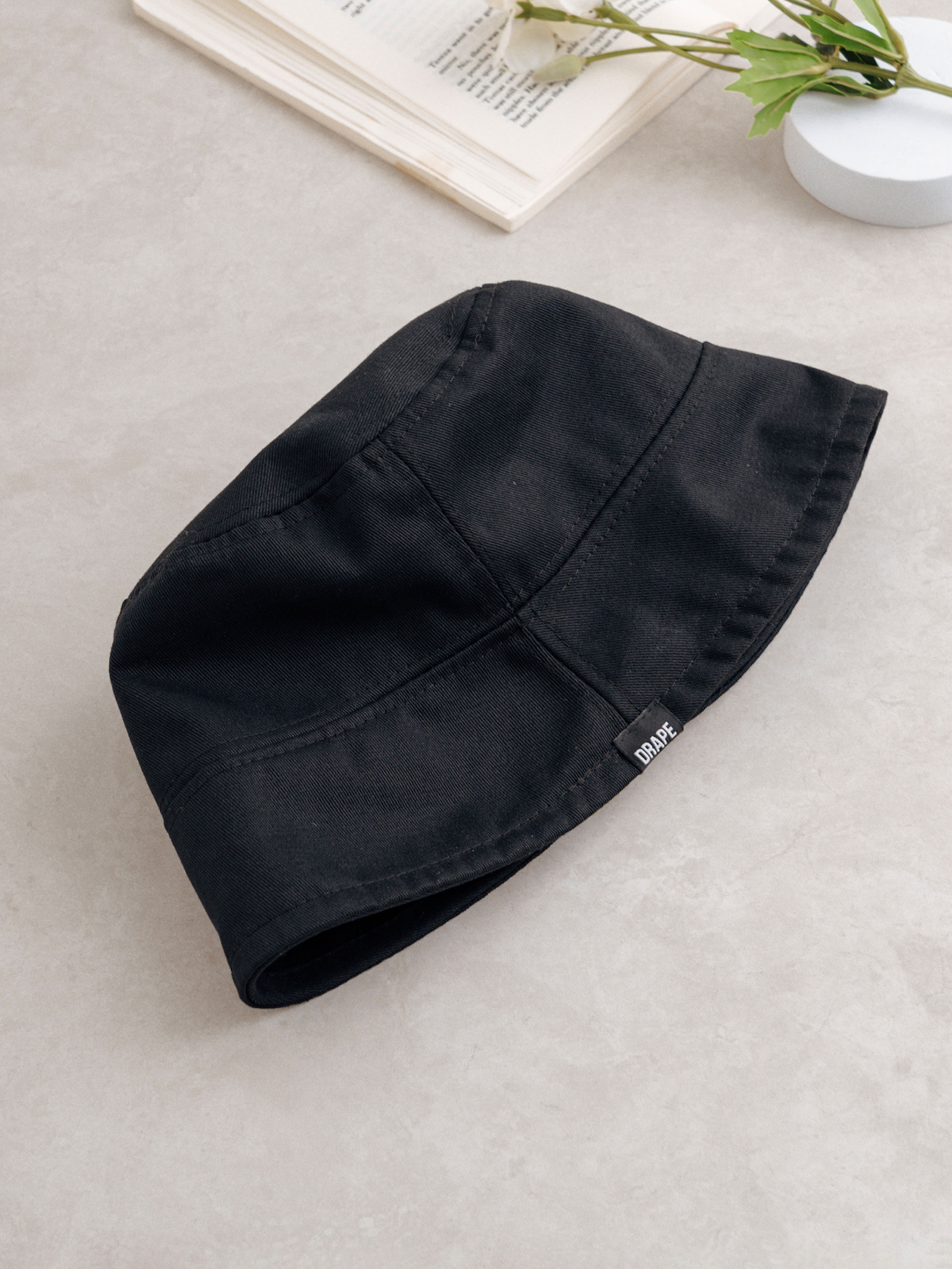 데일리 딥 버킷햇 블랙