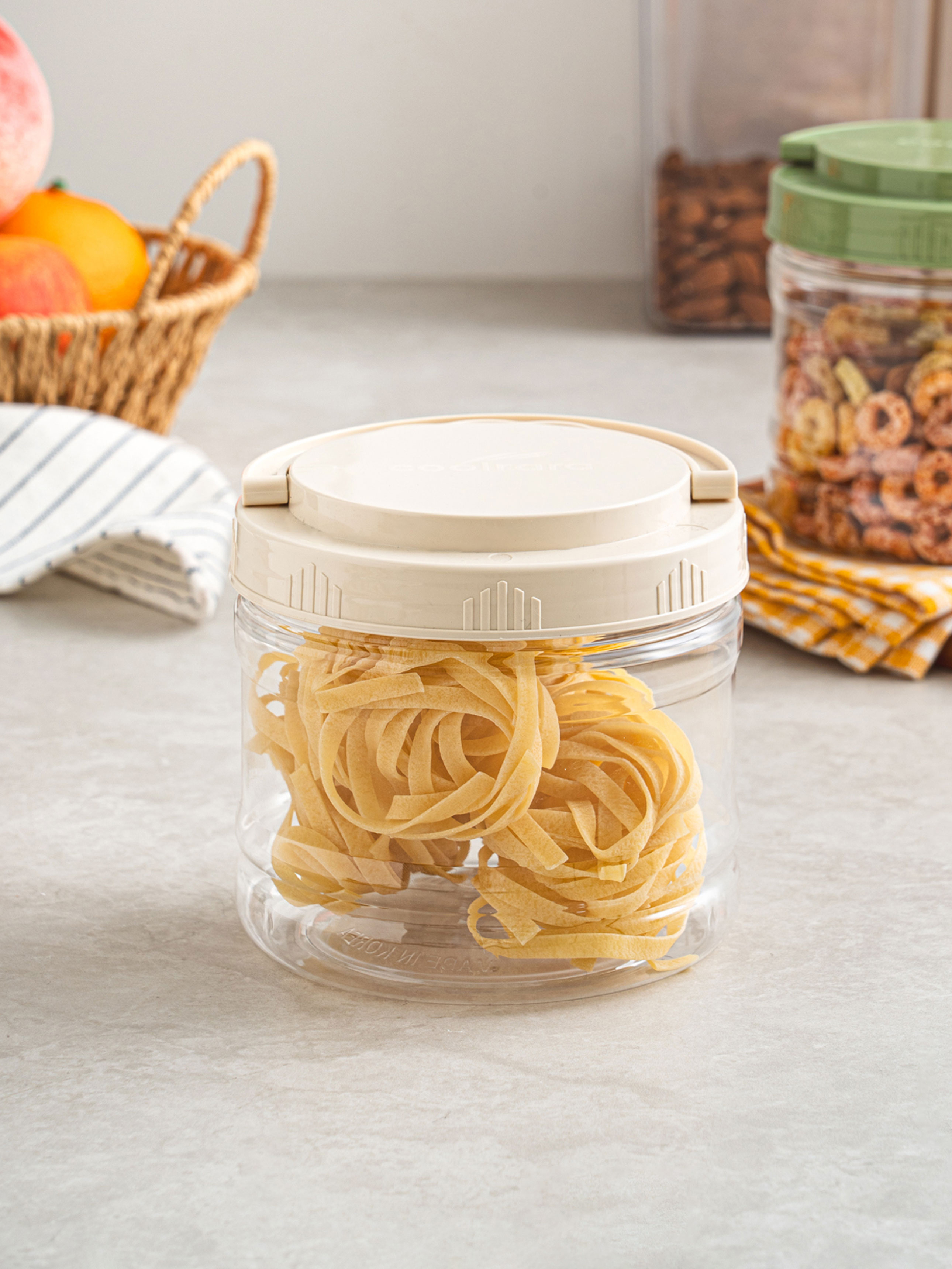 다용도 저장 용기 1 L 베이지