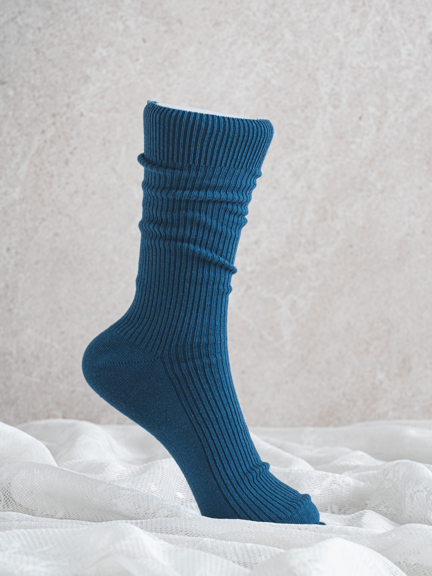 Мужские высокие носки Monfoot синие