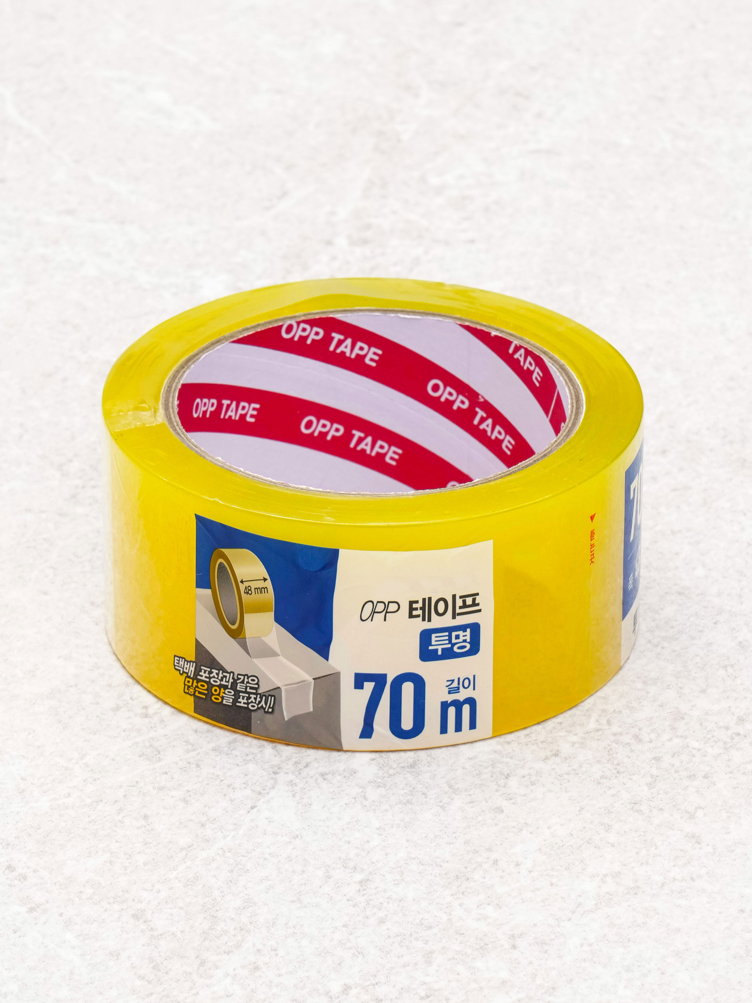 투명 OPP 박스 테이프 48 mm X 70 m