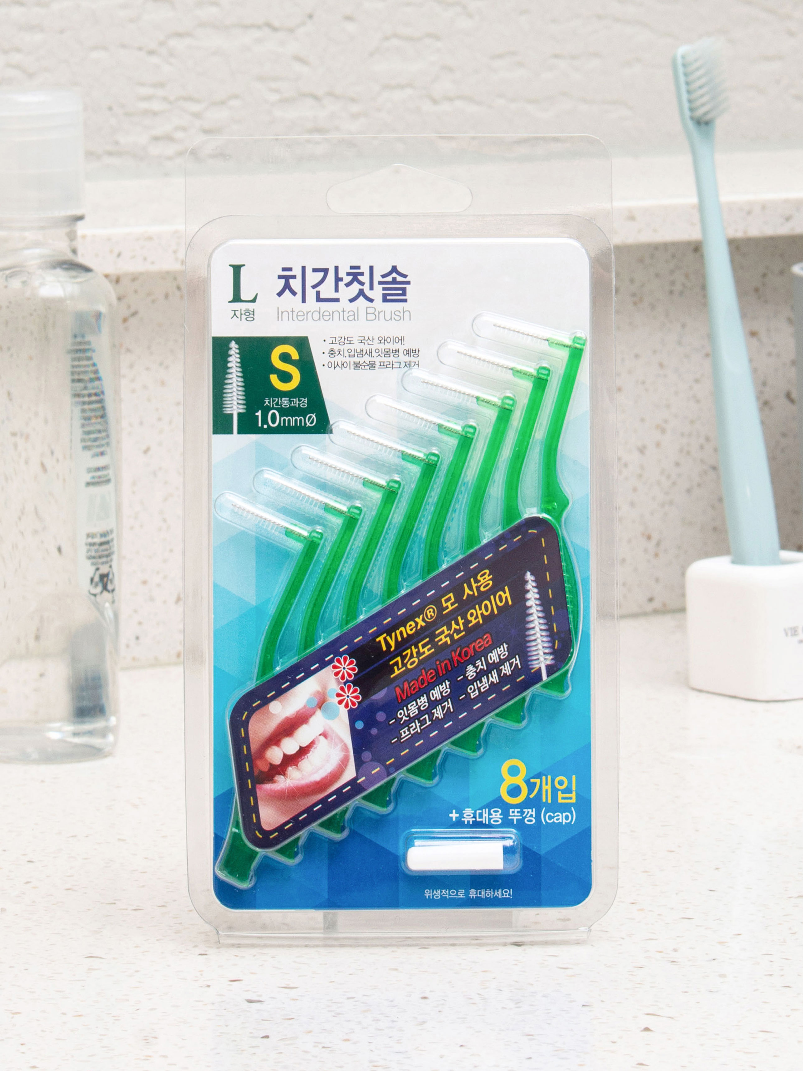 L자형 치간 칫솔 S 8P