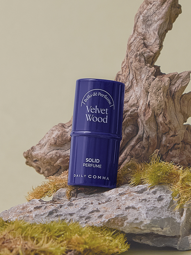 데일리콤마 벨로 드 퍼퓸 고체 향수 4.7 g 벨벳우드