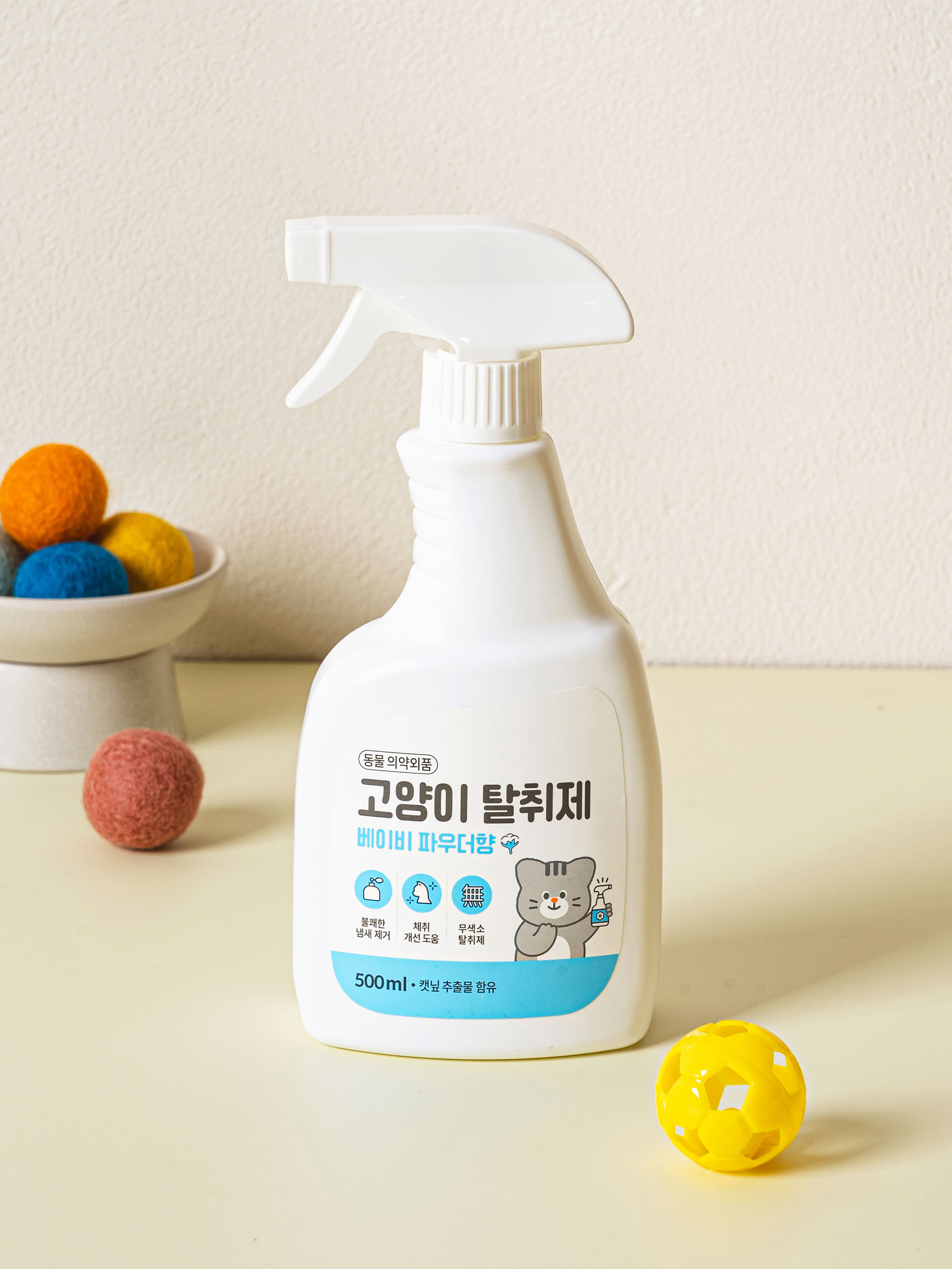 [펫] 펫퍼스 고양이 캣닢 탈취제 500 ml 베이비파우더 향
