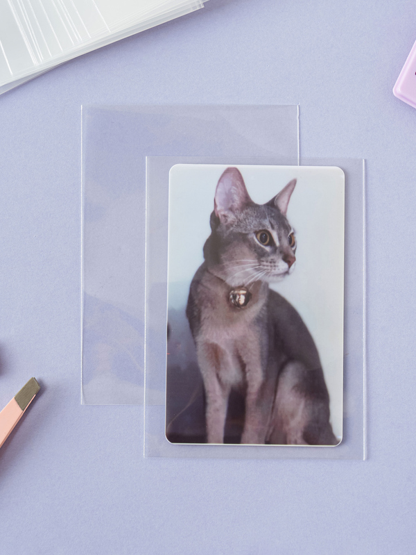 폴꾸 두꺼운 포토 카드 슬리브 30매입 고투명