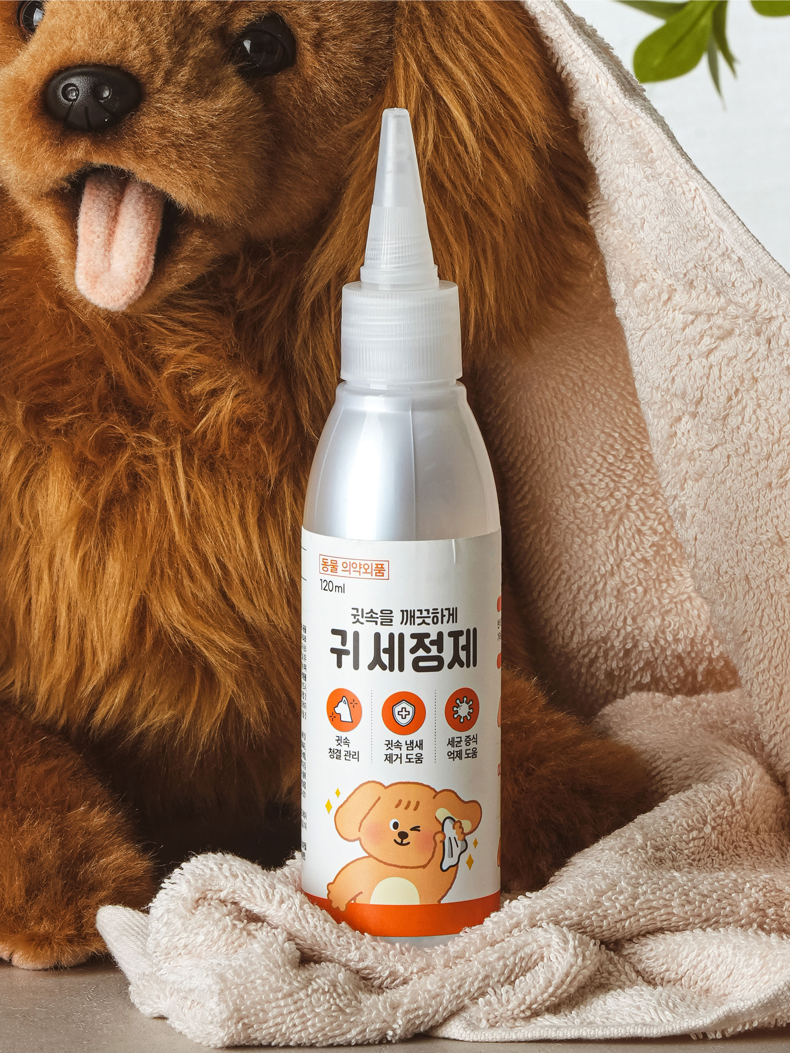 [펫] 귀 세정제 120 ml