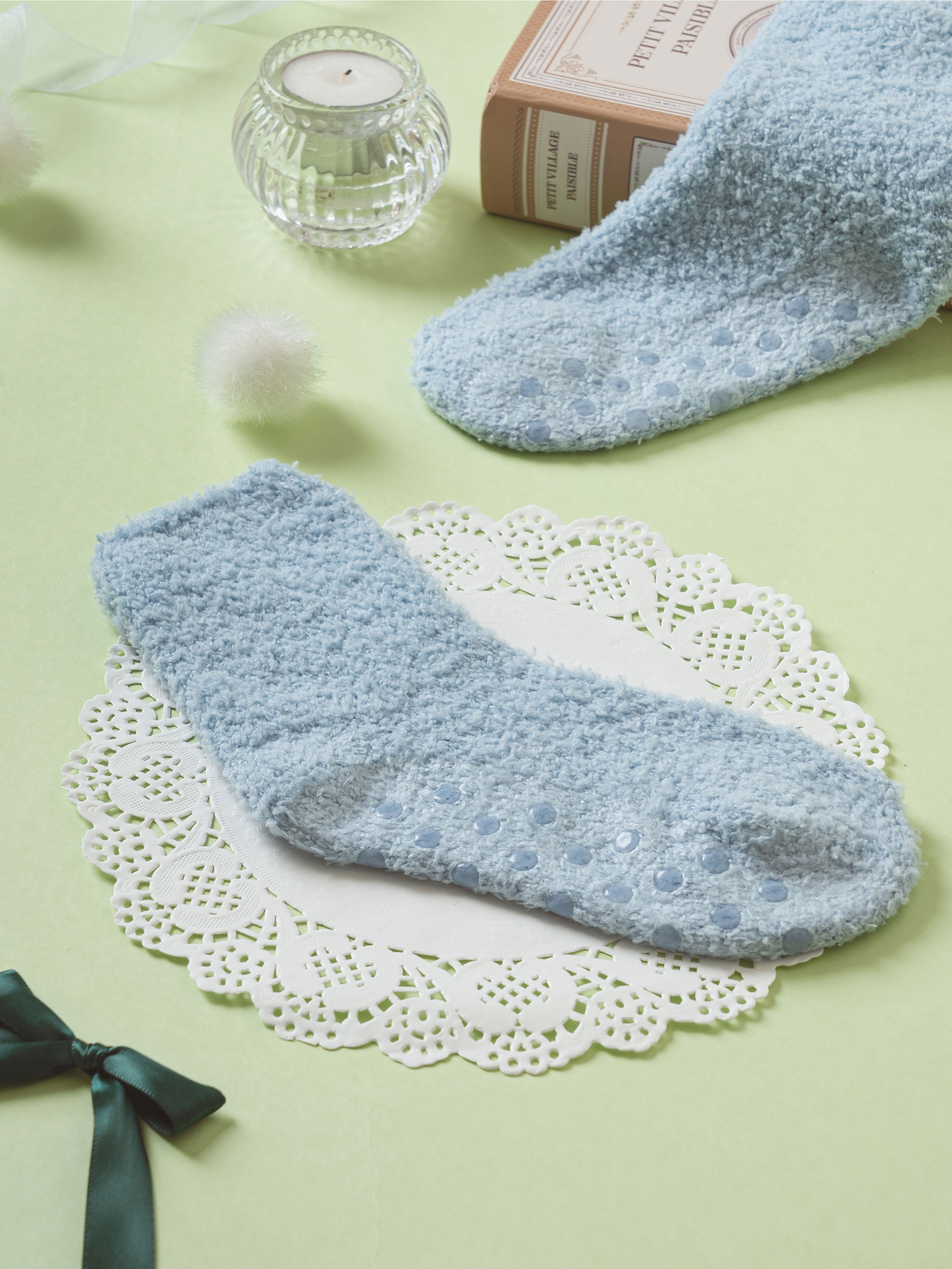 Детские махровые носки Monfoot 7-9 лет синие