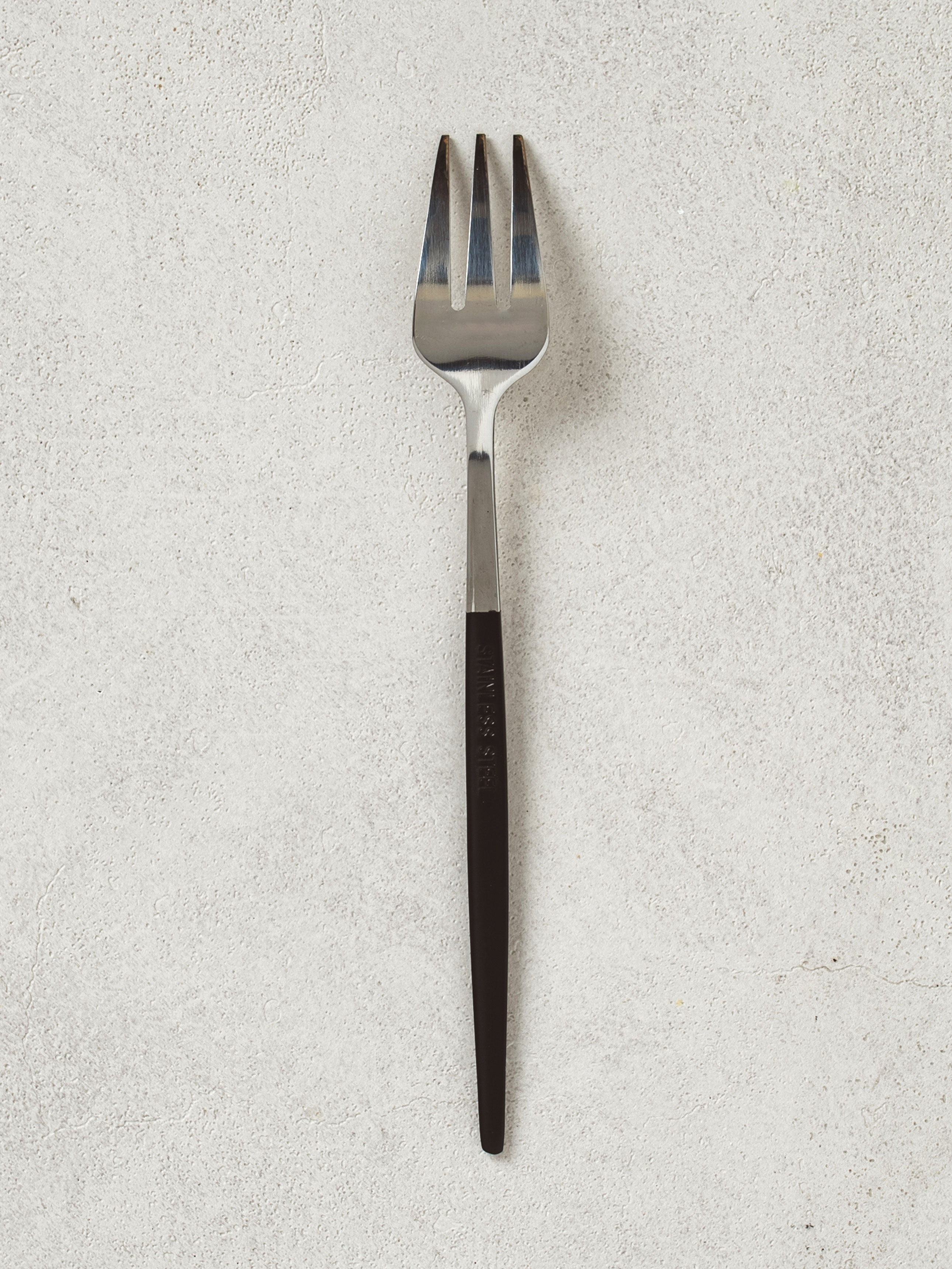 블랙 분체 디저트 포크