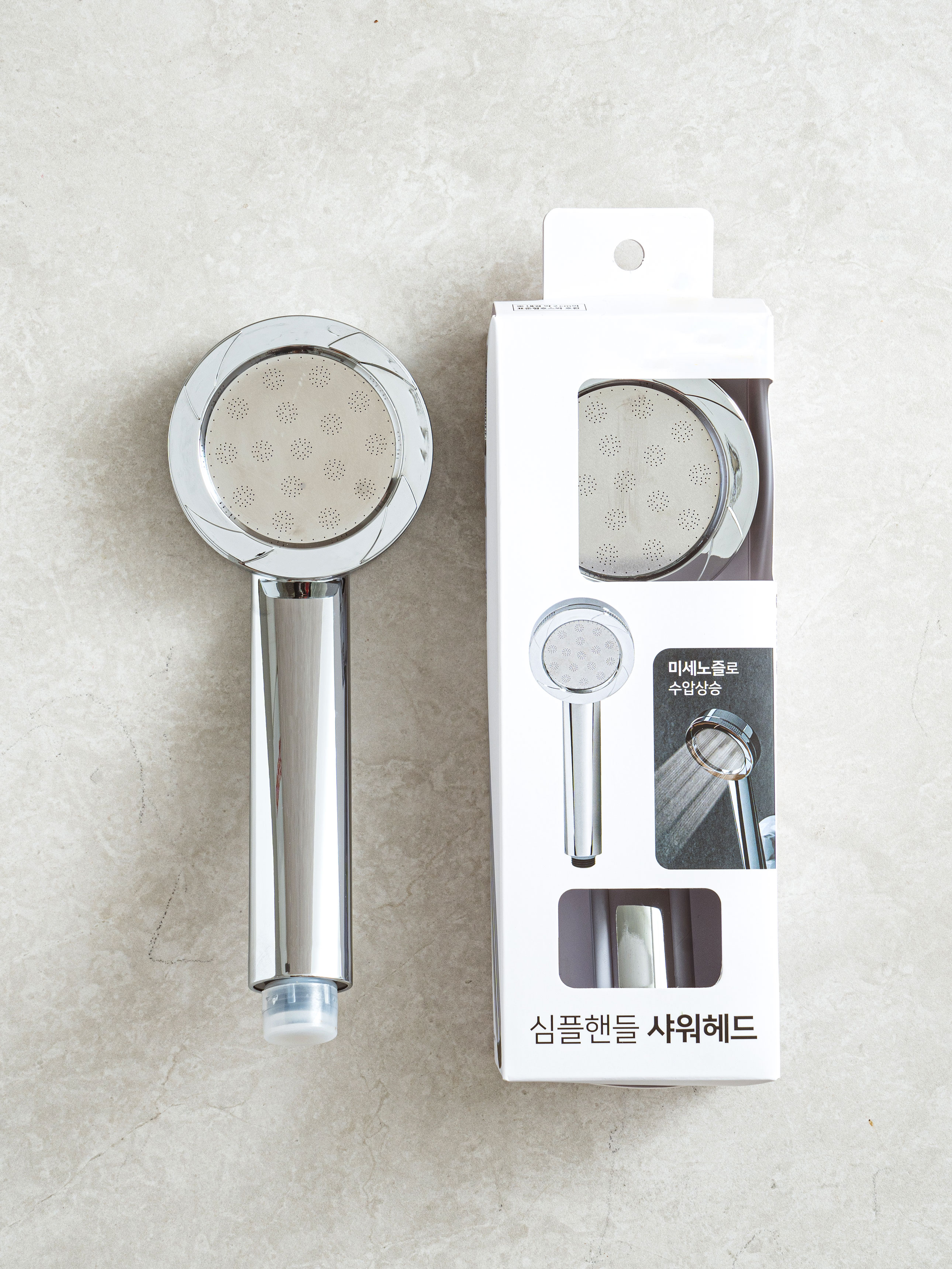 심플 레이저 도금 샤워 헤드