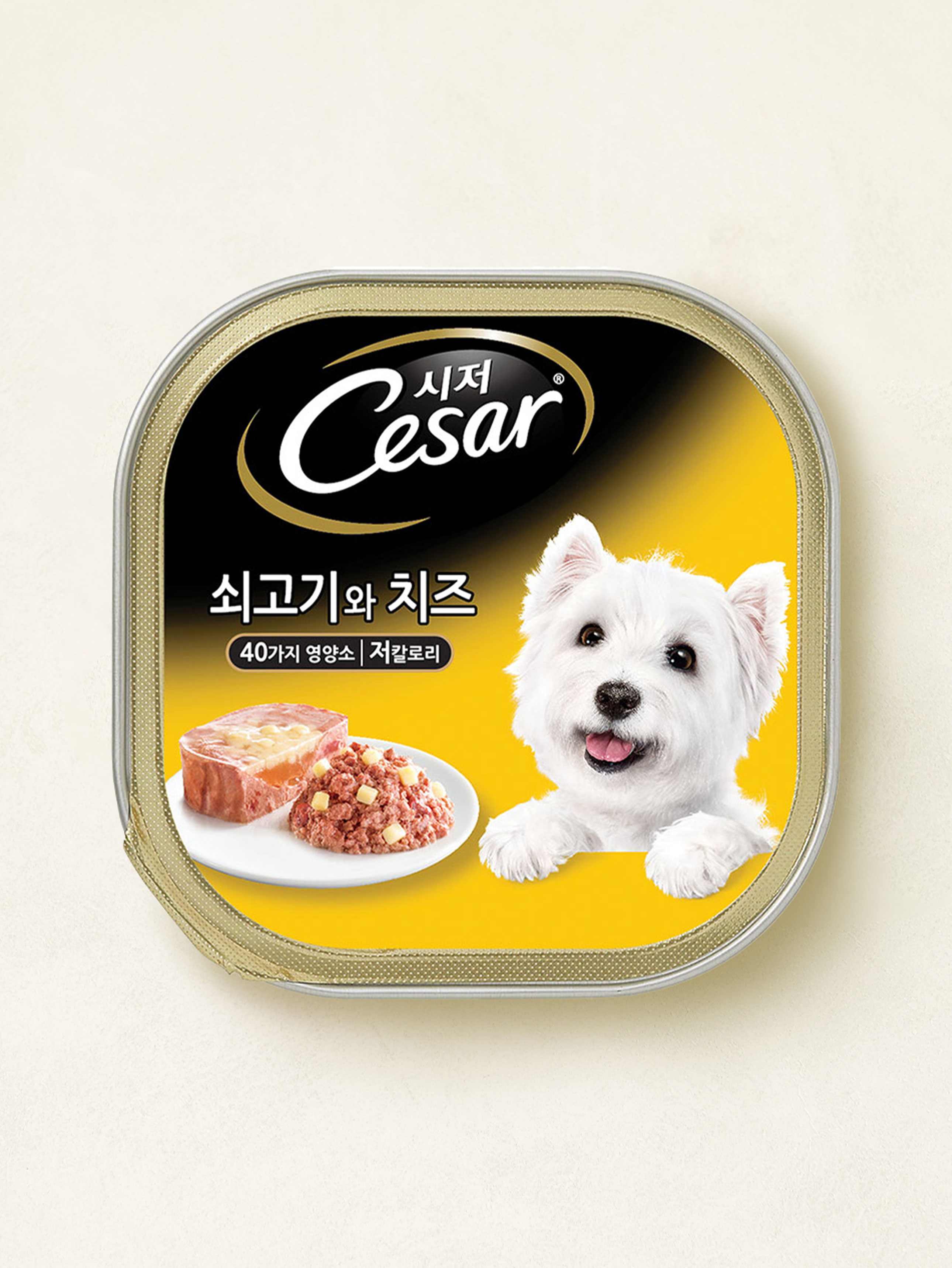 [펫] 시저 쇠고기와 치즈 100 g