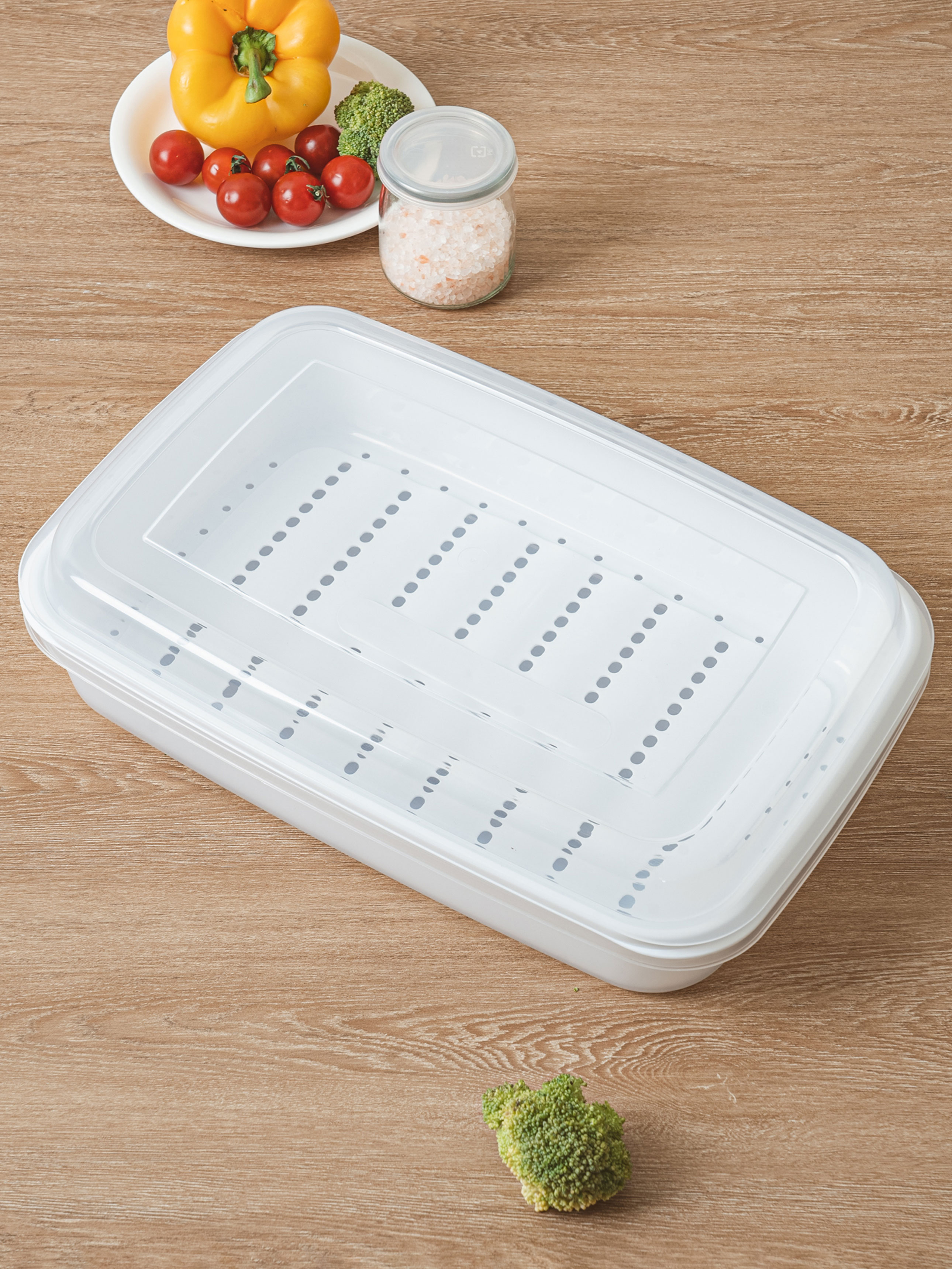 채반 포함 보관 용기 2.7 L