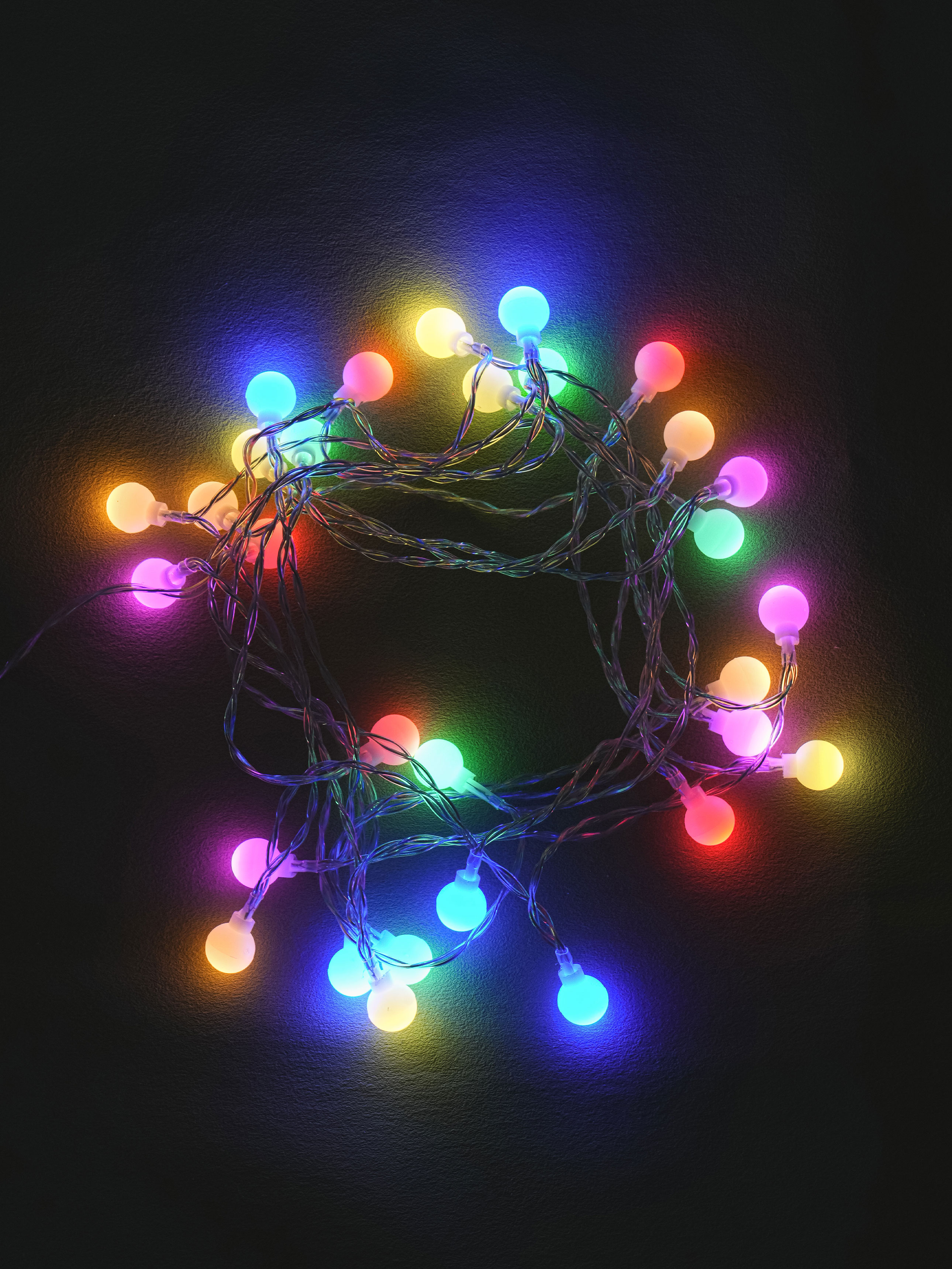 인테리어 LED 미니 앵두 30구 6색