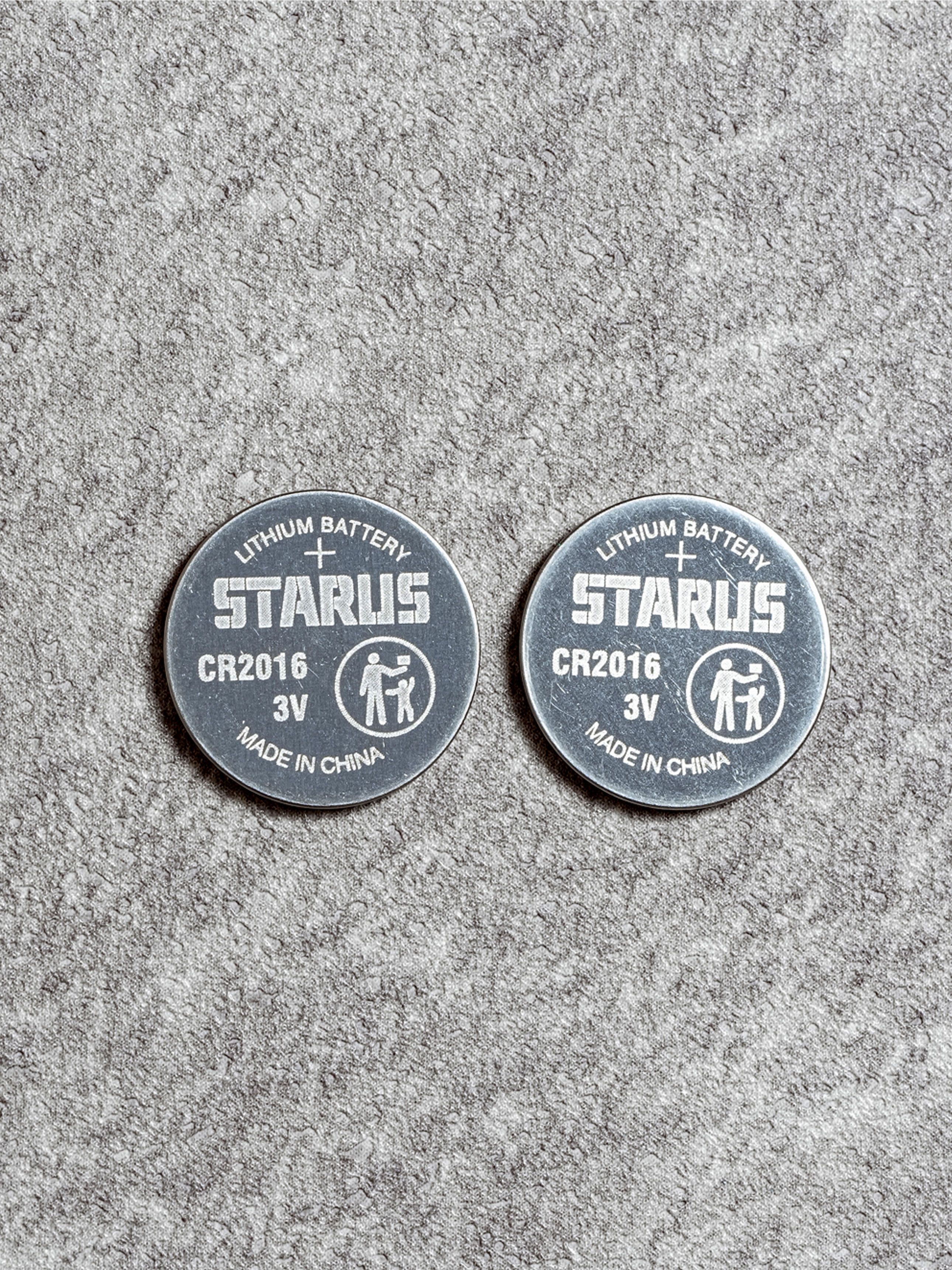 Starus литиевая батарейка CR2016 2 шт.