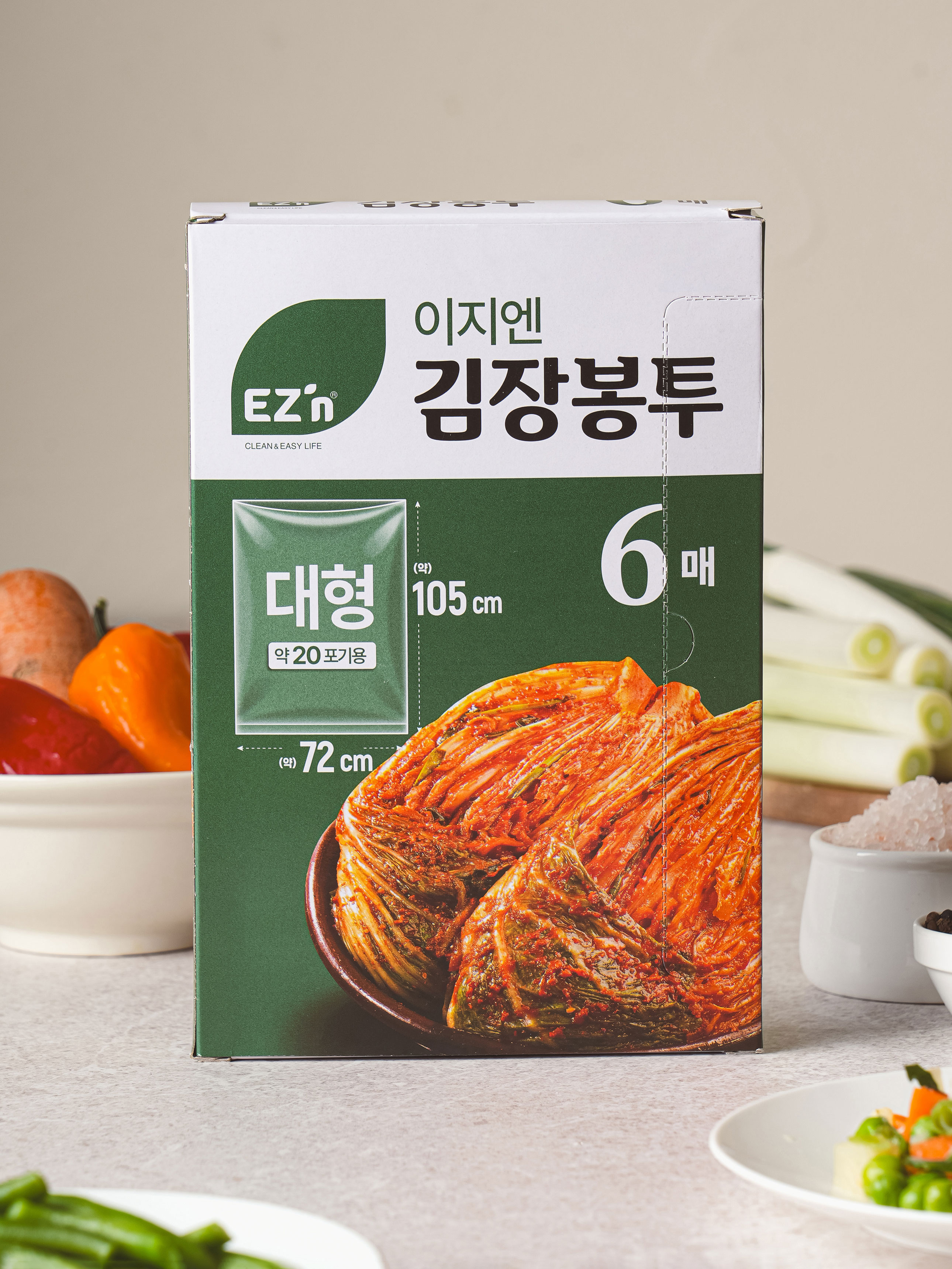 이지엔 김장 봉투 대형 6매입