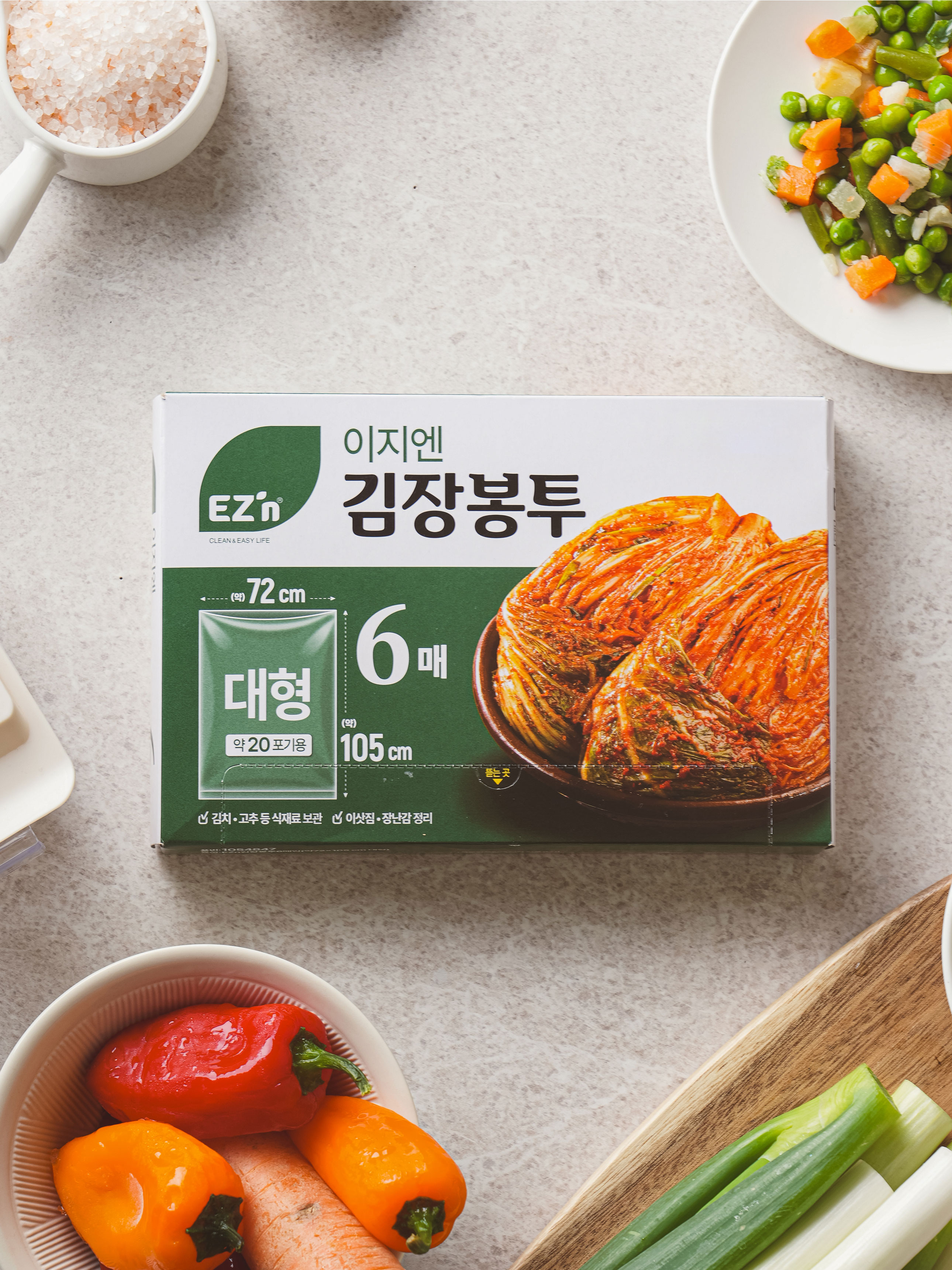 이지엔 김장 봉투 대형 6매입