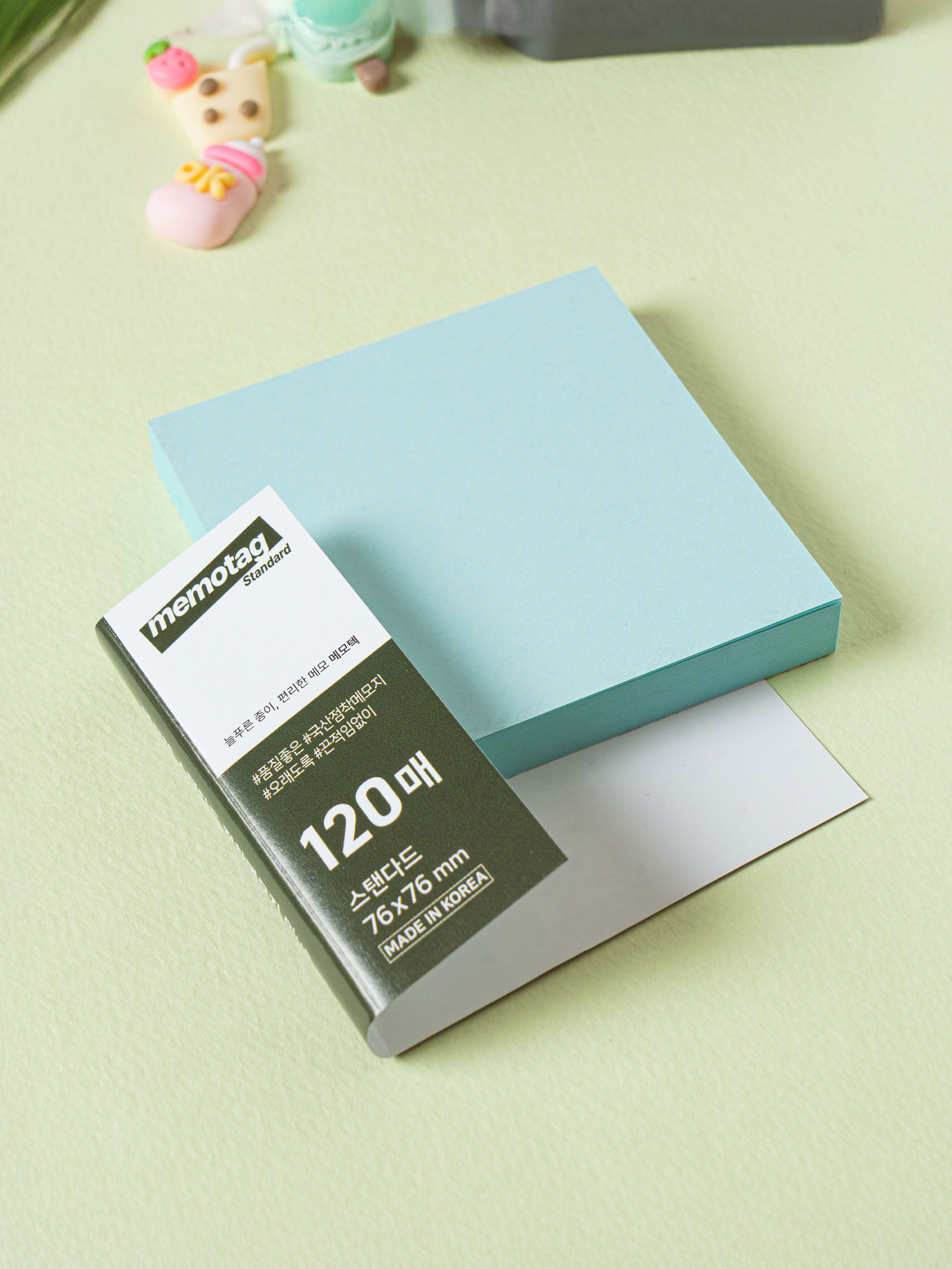 메모텍 블루 점착 메모 76 X 76 mm 120매입