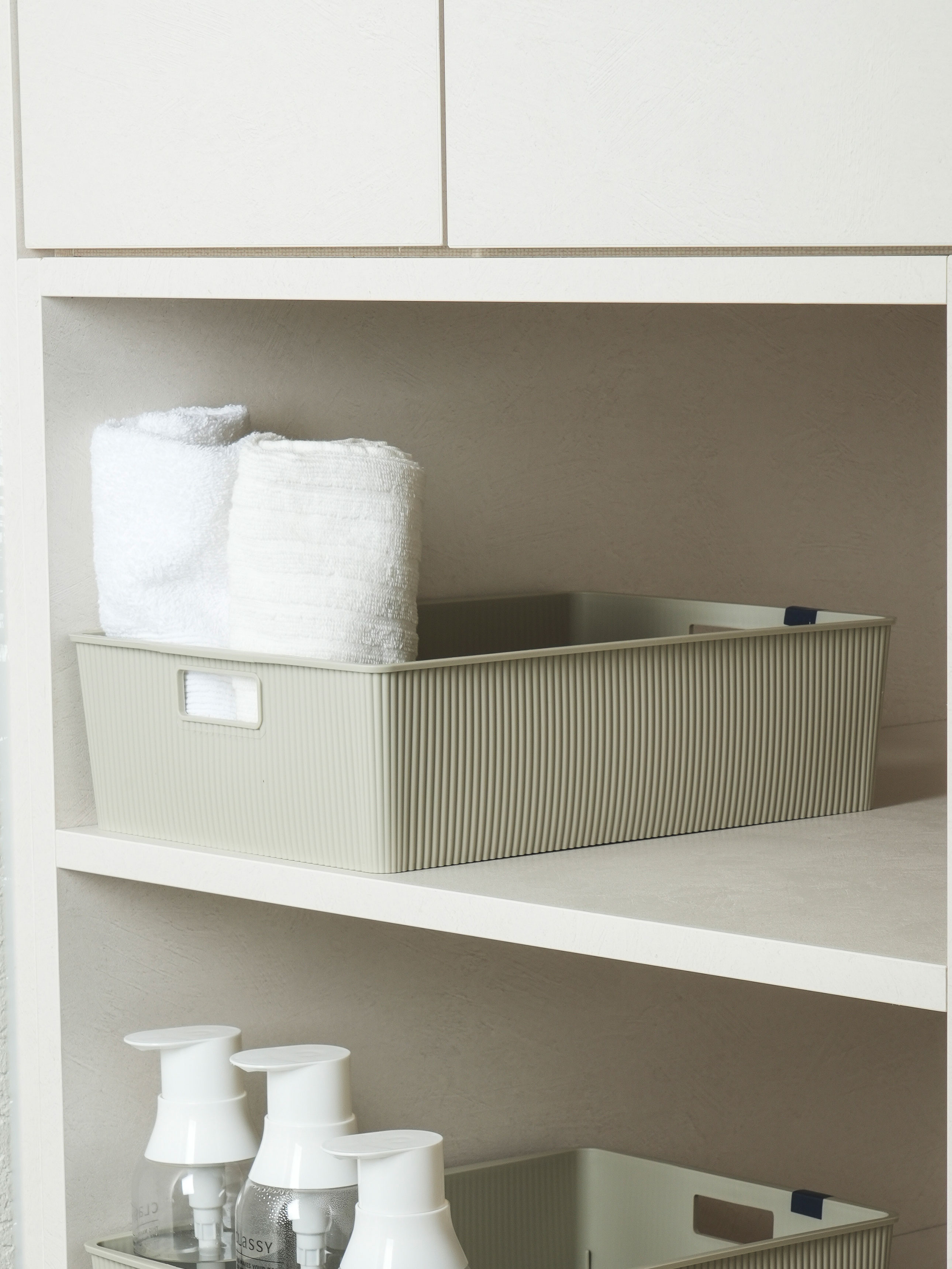 Корзина Modern Tambour (24х34х9.5 см) серая