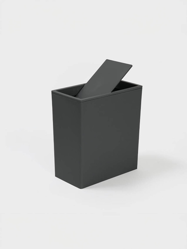 직사각 틈새 휴지통 3L