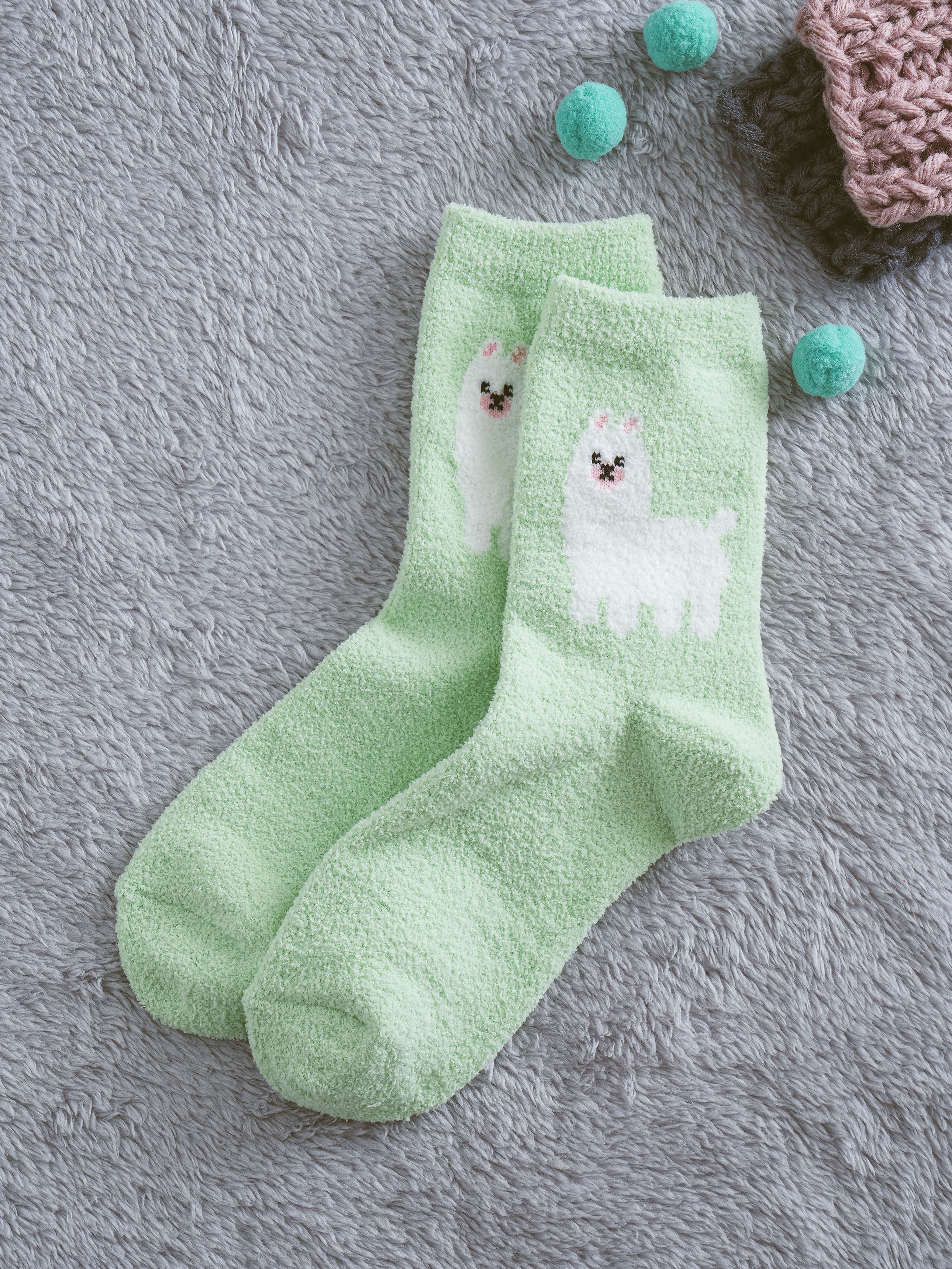 Носки Kikiya Socks Animal Friends Зеленые