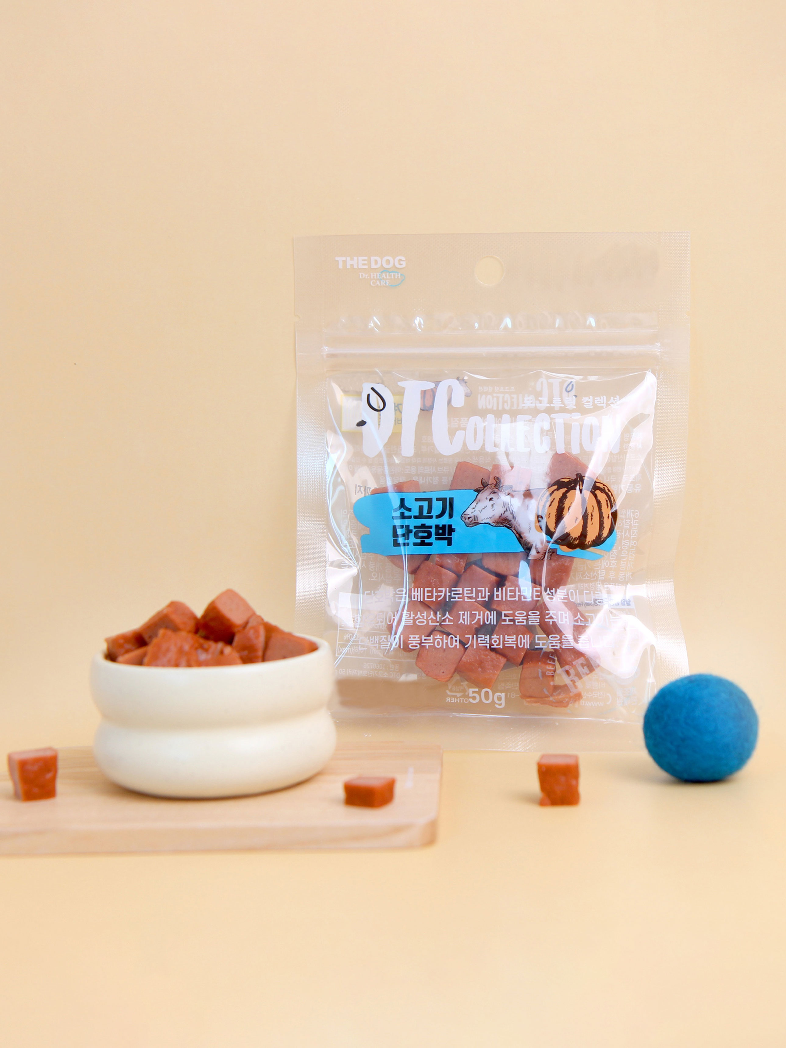 다이소 [펫] 더독 단호박 져키 50 g 소고기