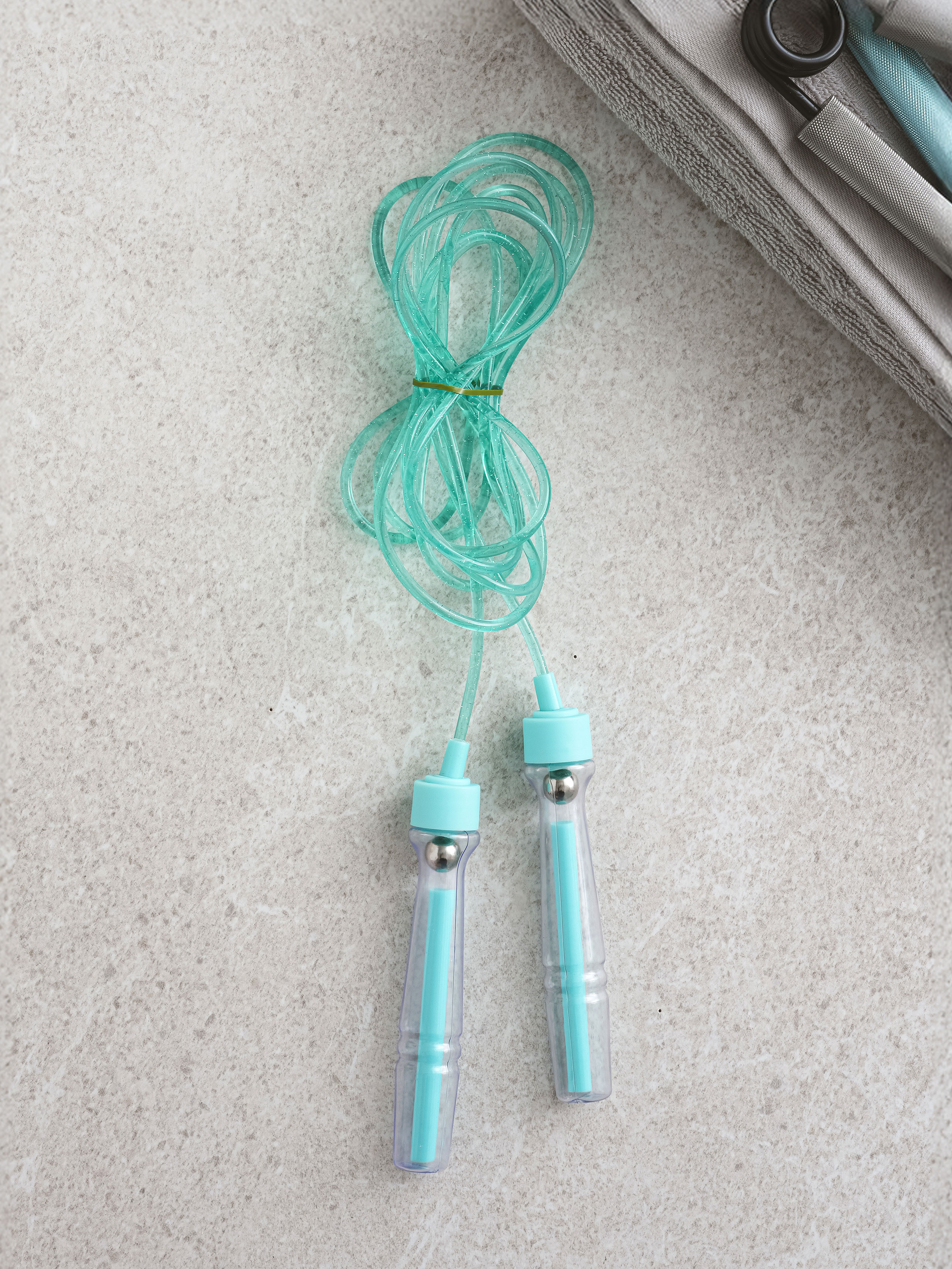반투명 무게 추 줄넘기