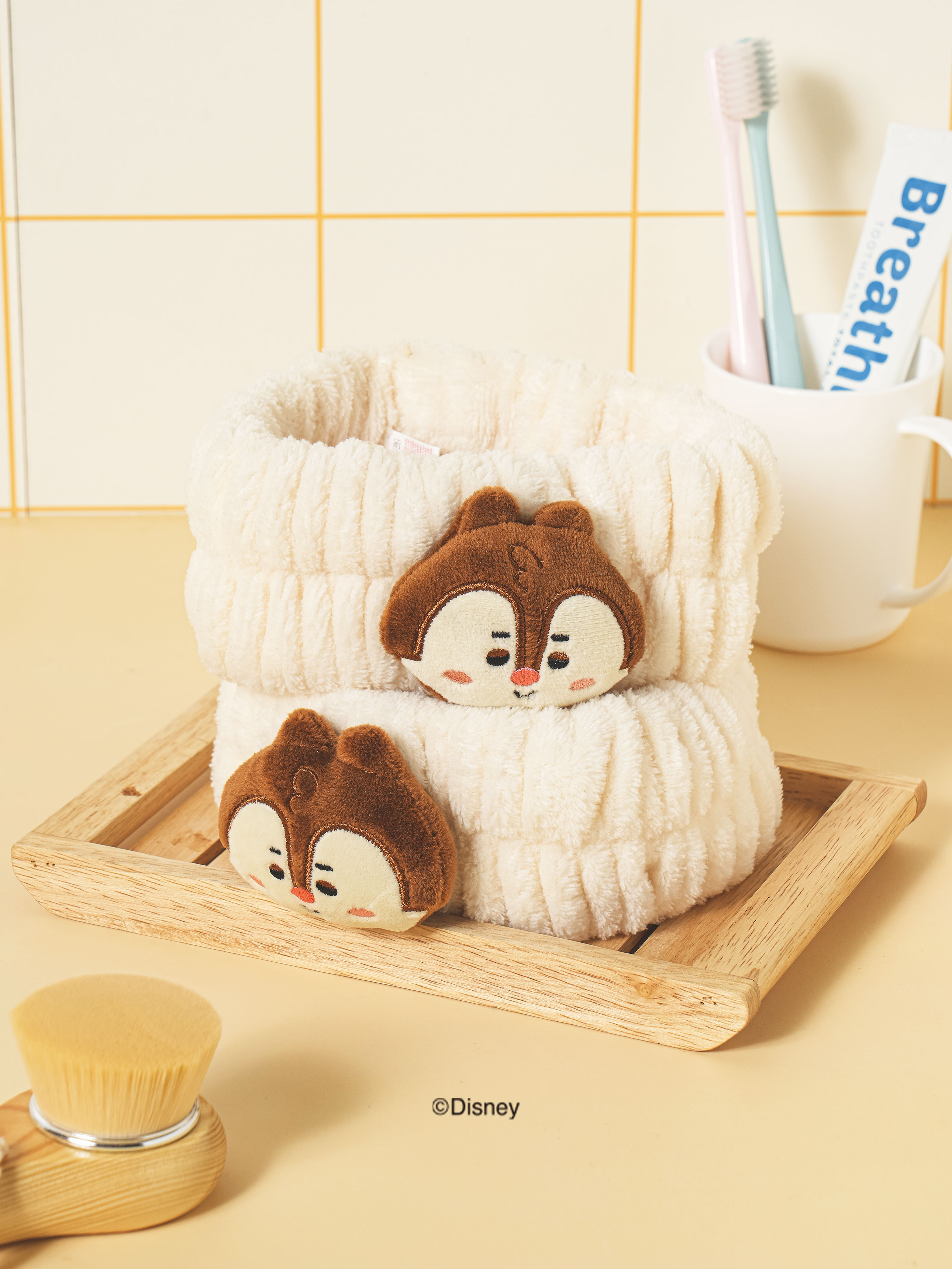 디즈니 칩앤데일 봉제 헤어밴드 데일