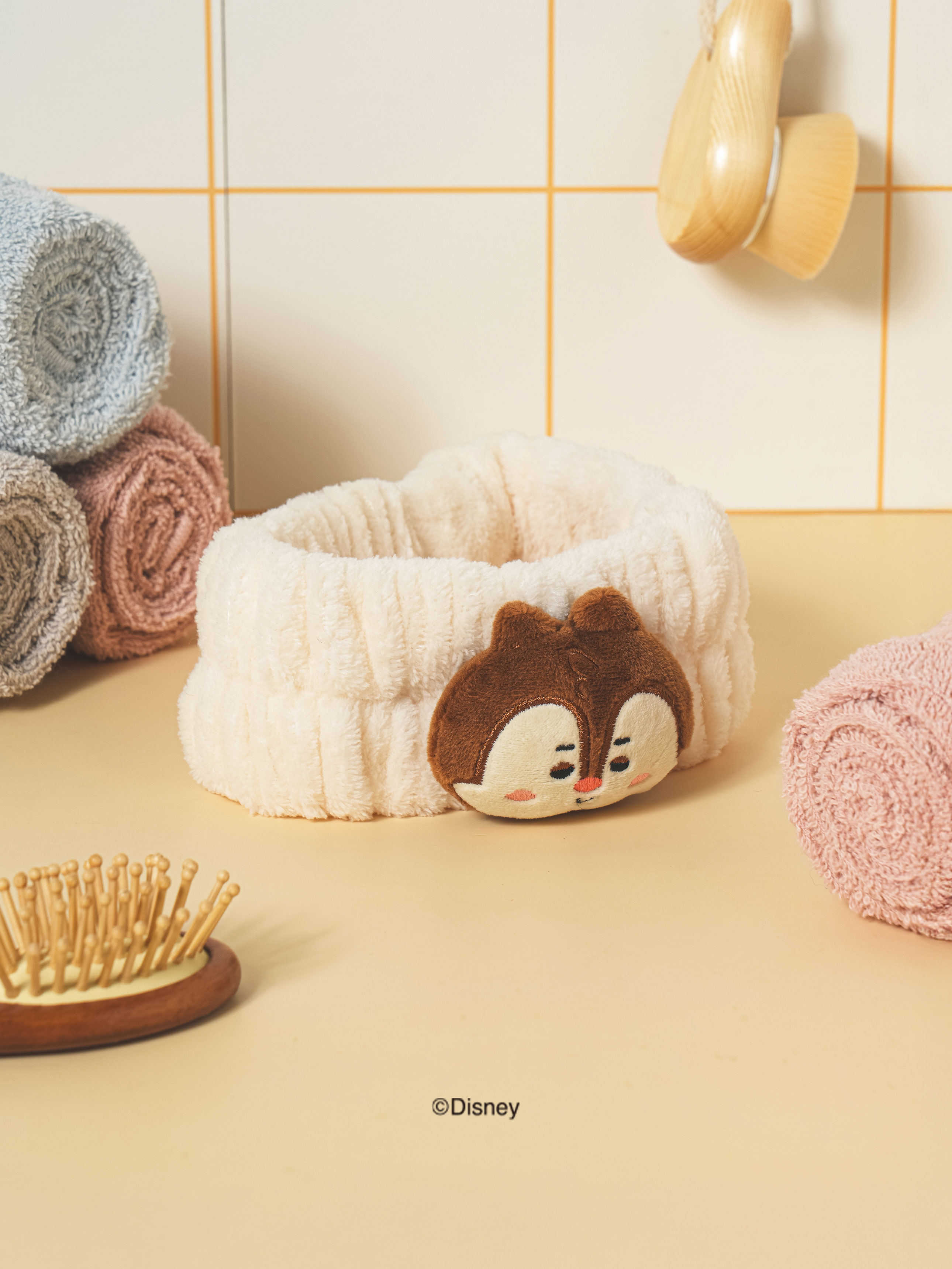 디즈니 칩앤데일 봉제 헤어밴드 데일