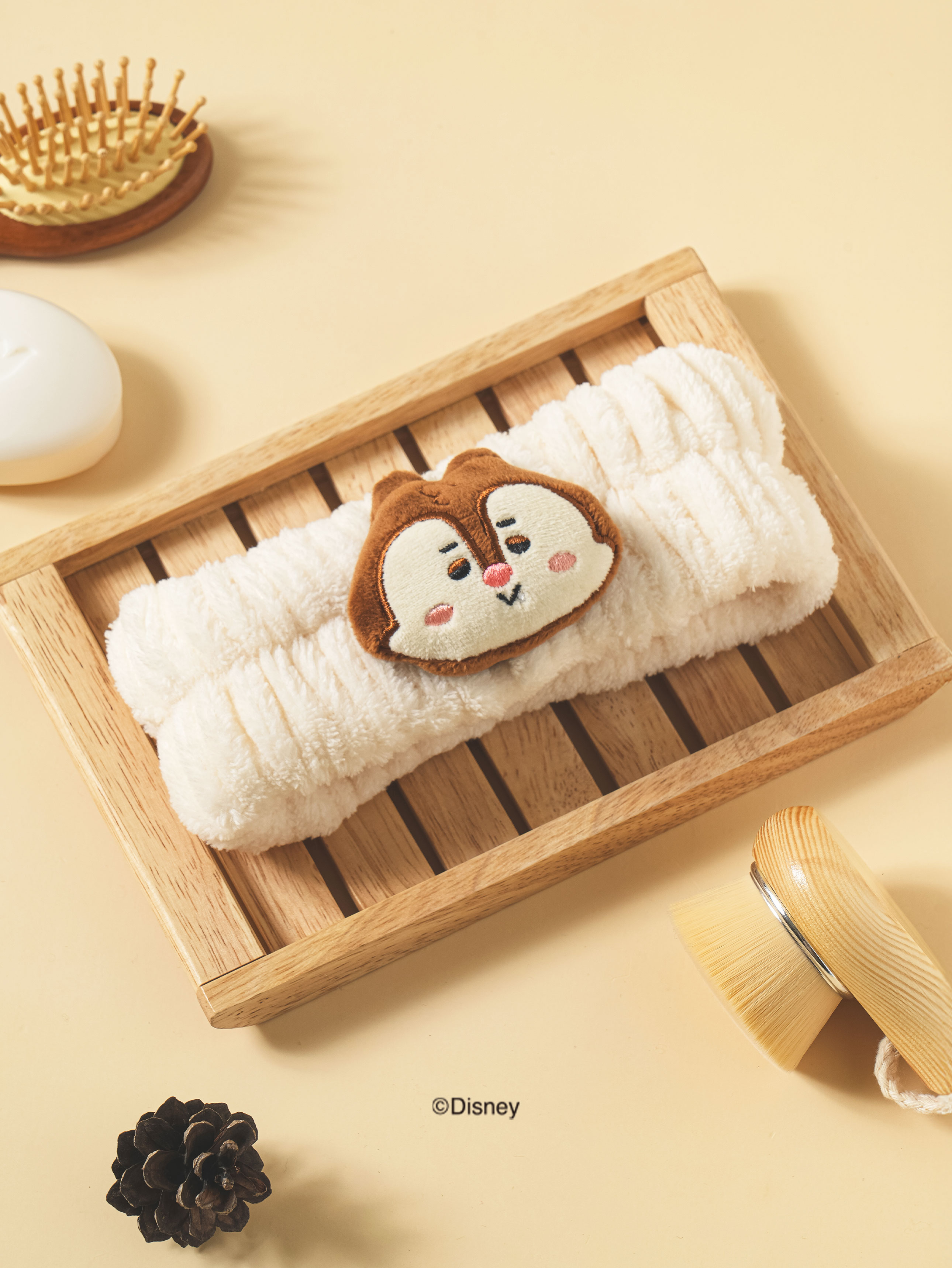 디즈니 칩앤데일 봉제 헤어밴드 데일