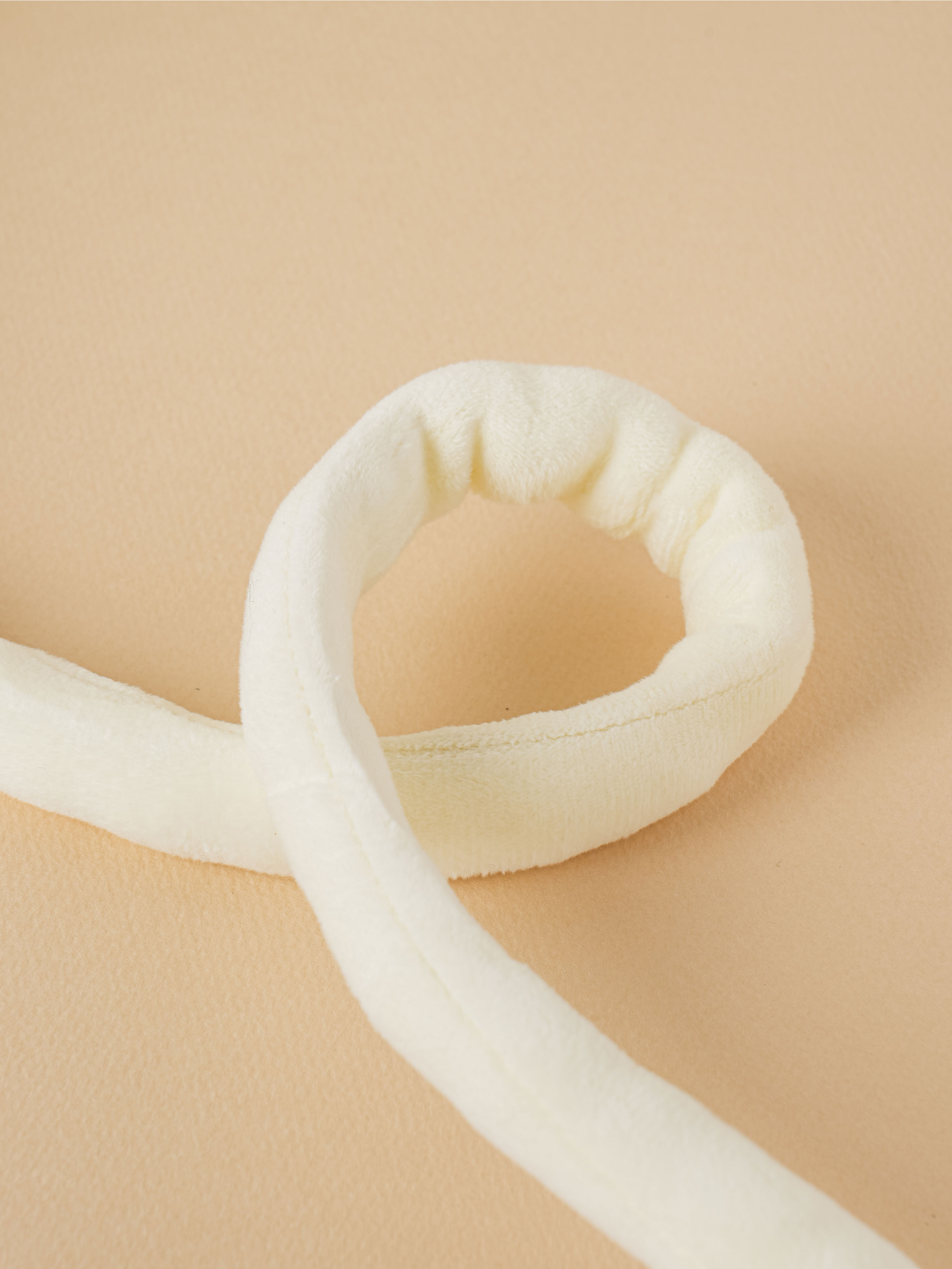 벨벳 빅 핸드니팅 뜨개실 250 g 아이보리