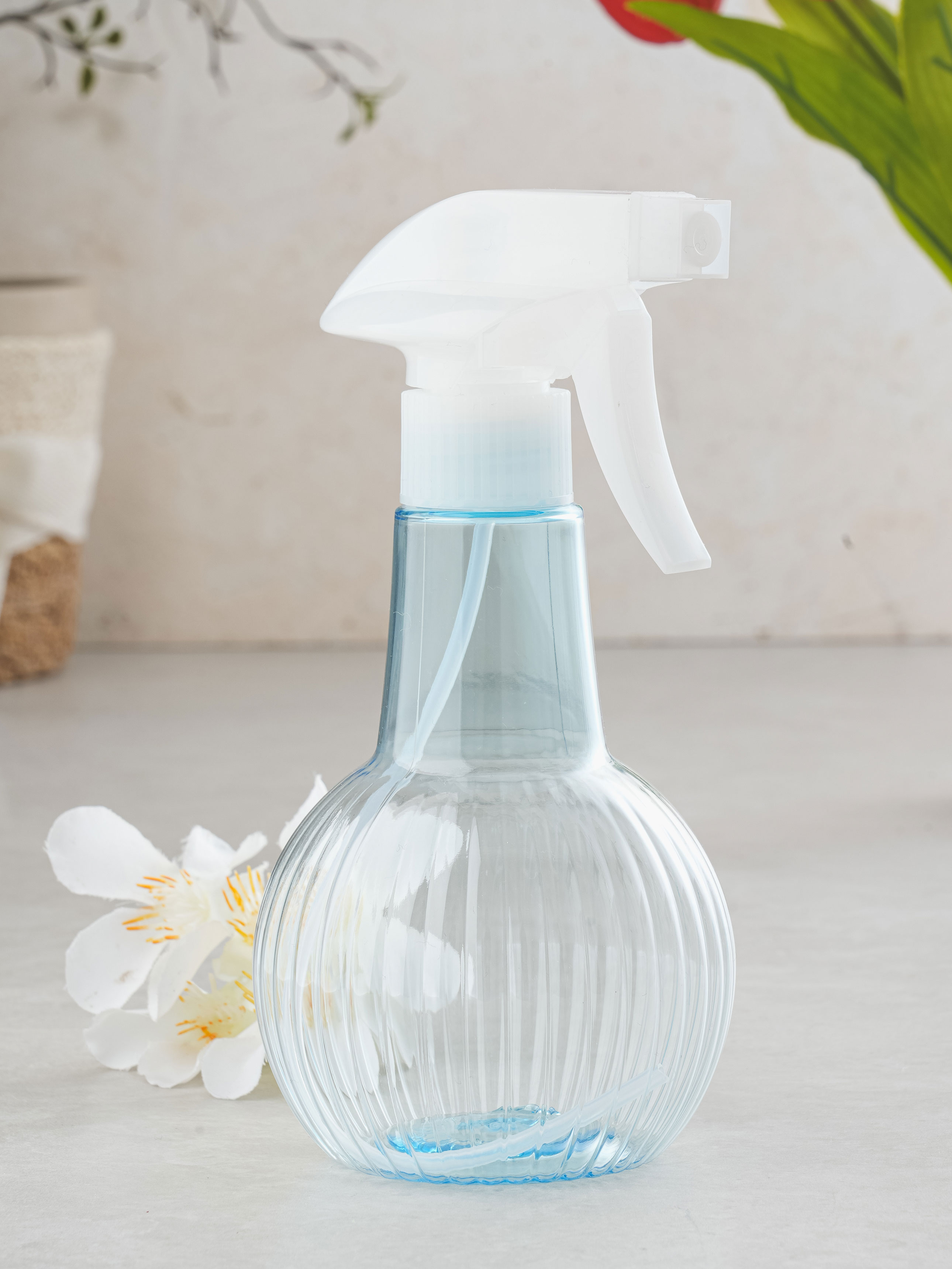 원형 스트라이프 분무기 380 ml 블루