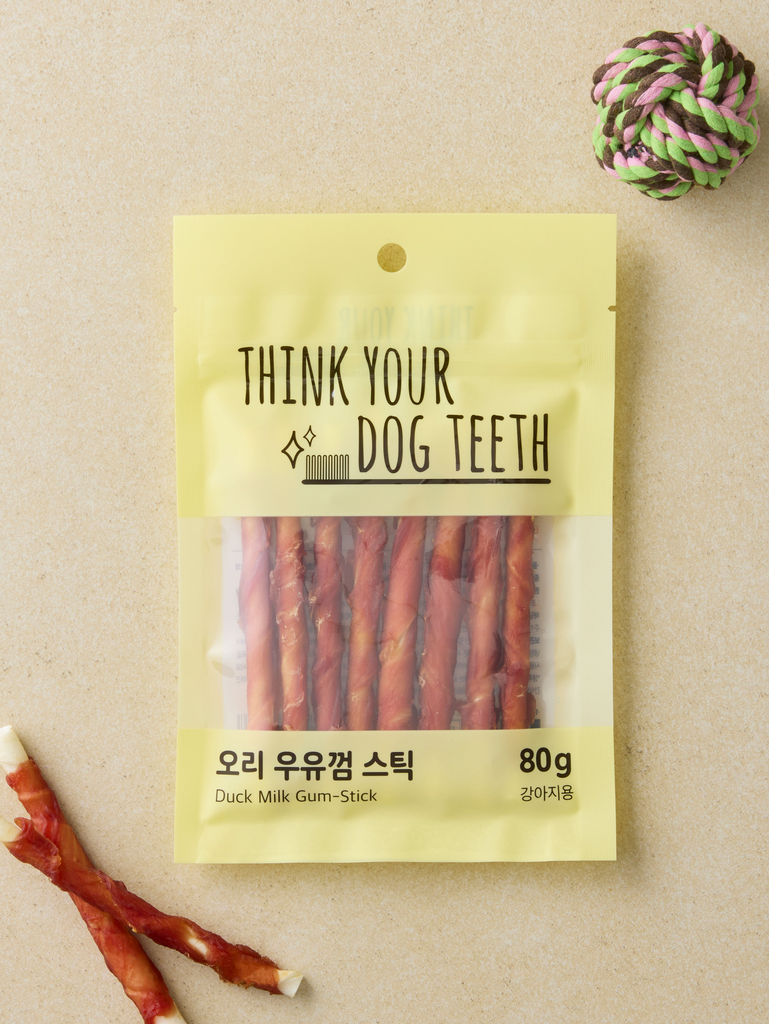 [Пэт] Think Your Dog жевательные палочки Утка 80 г