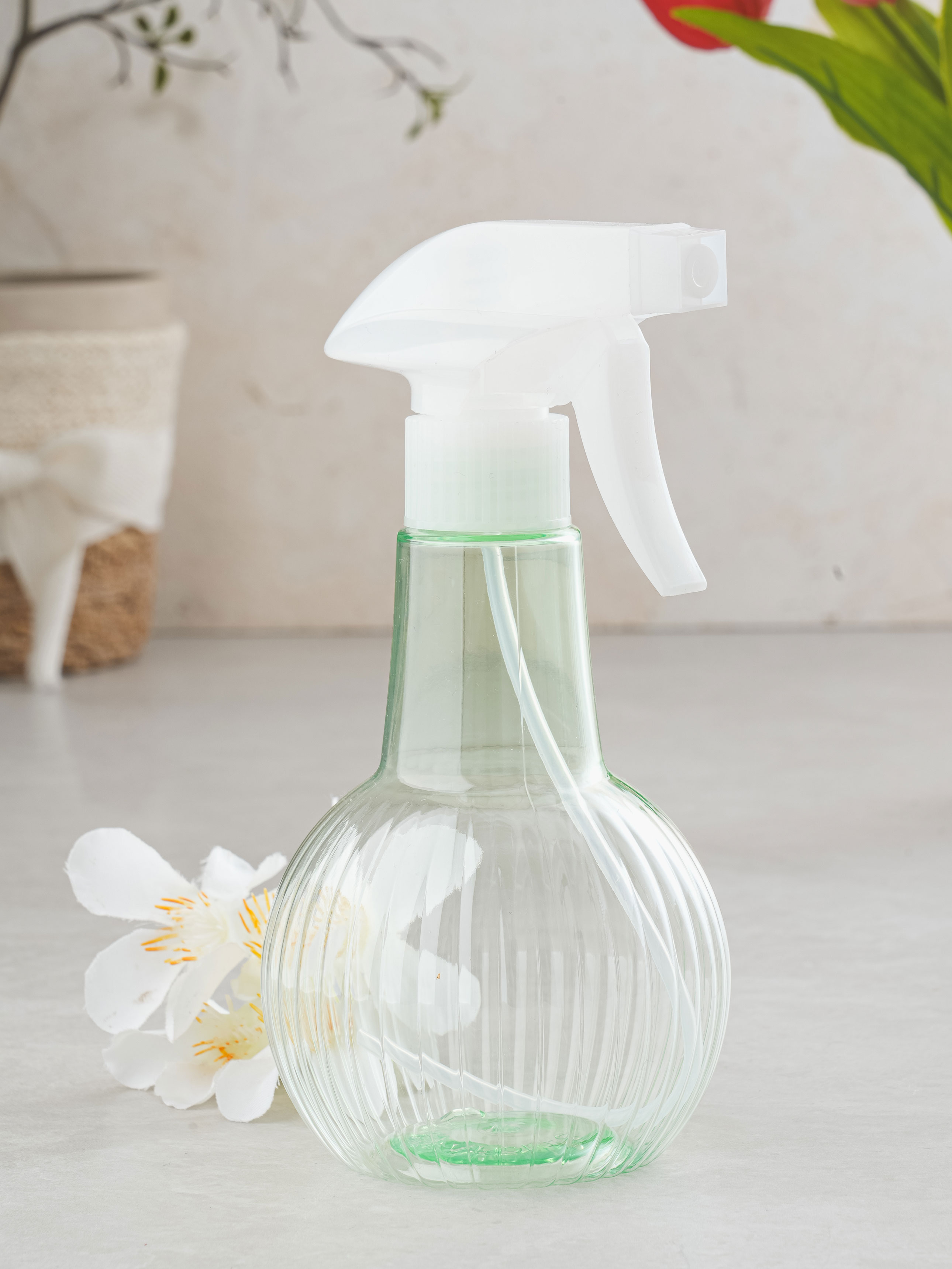 원형 스트라이프 분무기 380 ml 그린