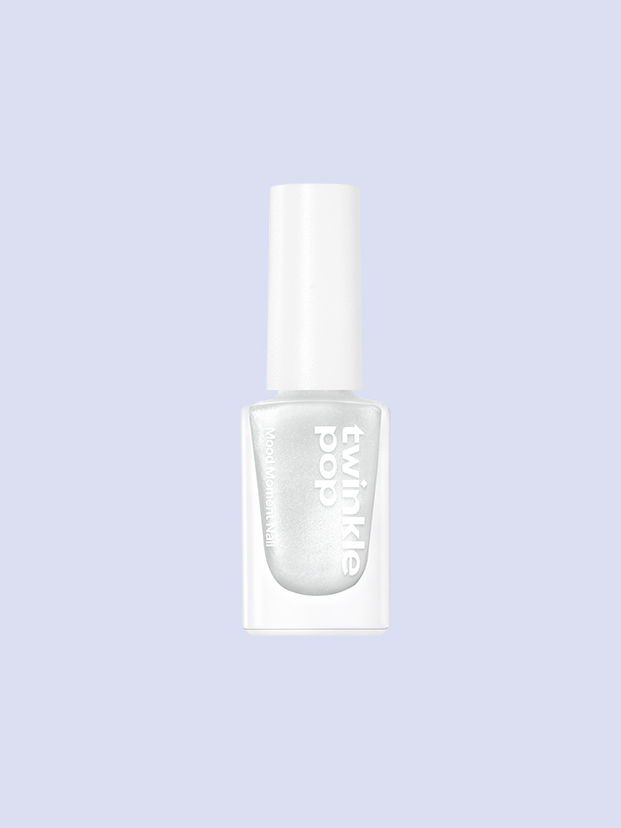 트윙클팝 무드 모먼트 네일 9 ml 실버프렌치 by CLIO