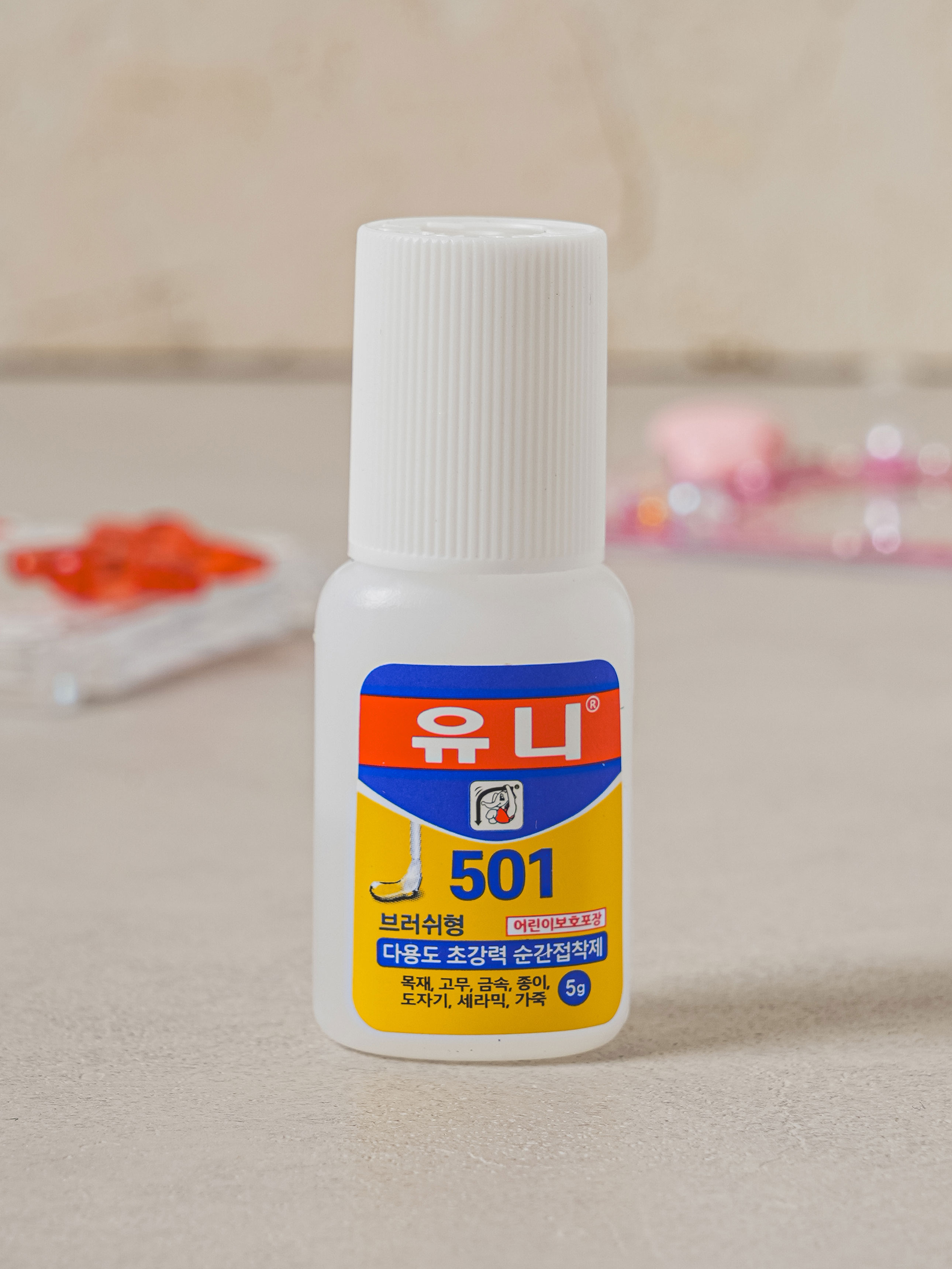 유니 브러쉬타입 순간접착제 5g
