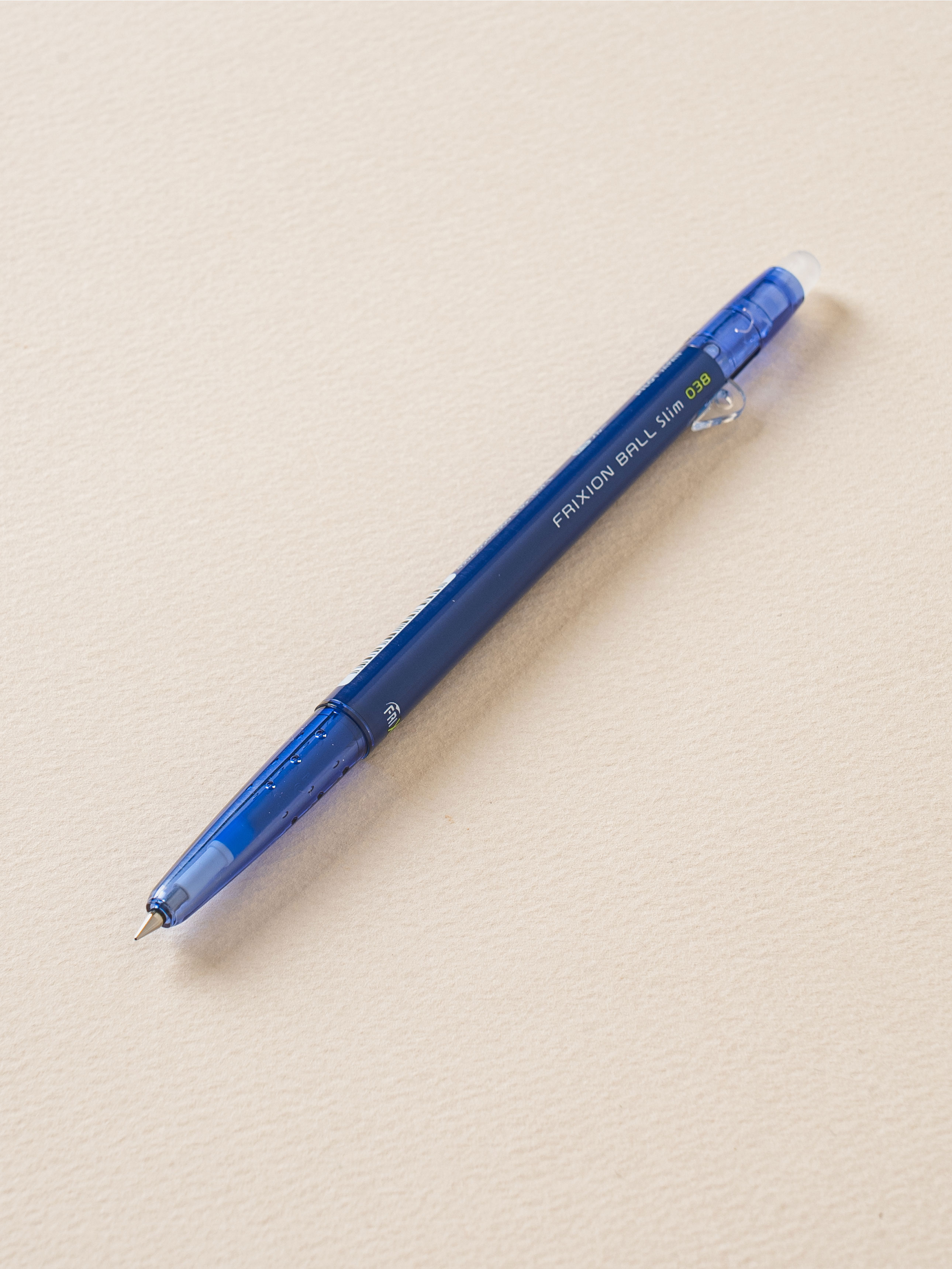 파이롯트 지워지는 볼펜 프릭션 볼 노크 0.38 mm 블루