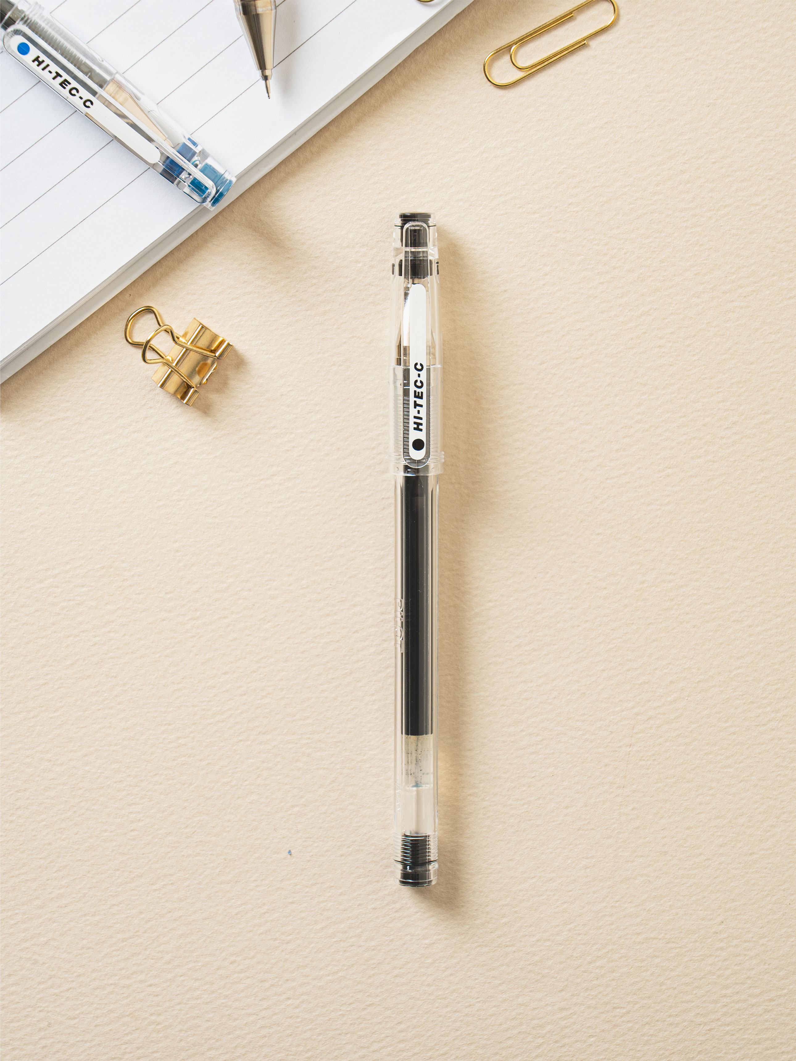 파이롯트 하이테크C 볼펜 0.3 mm 블랙