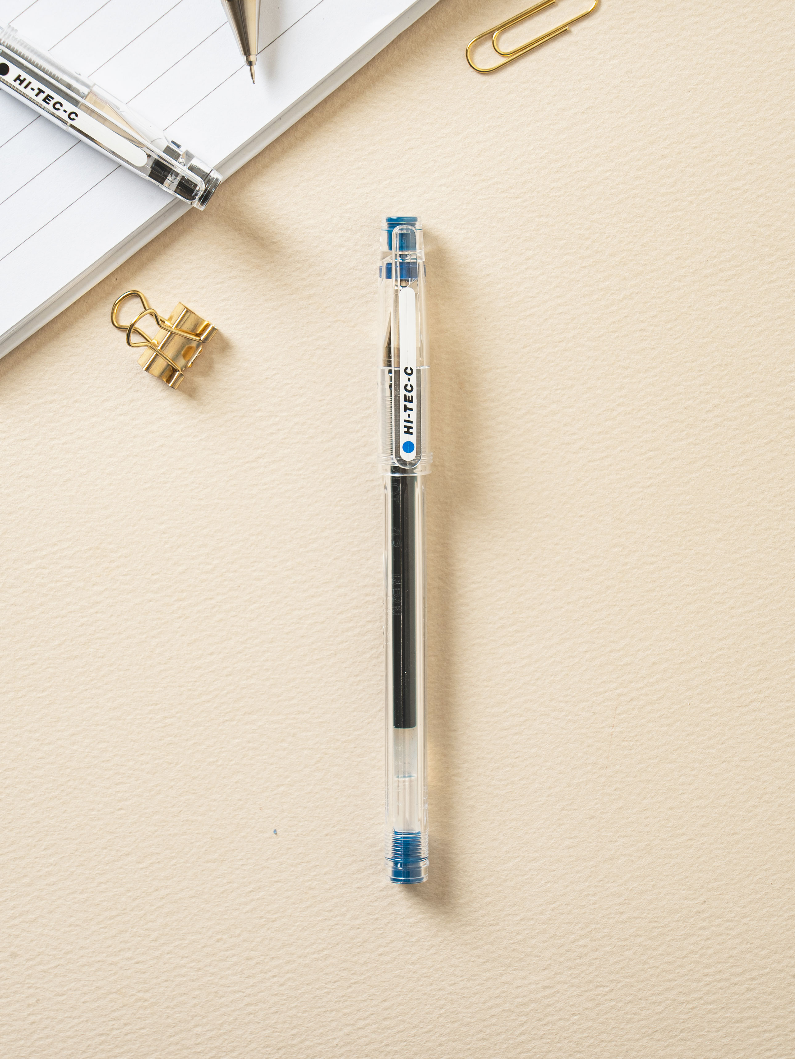 파이롯트 하이테크C 볼펜 0.3 mm 블루