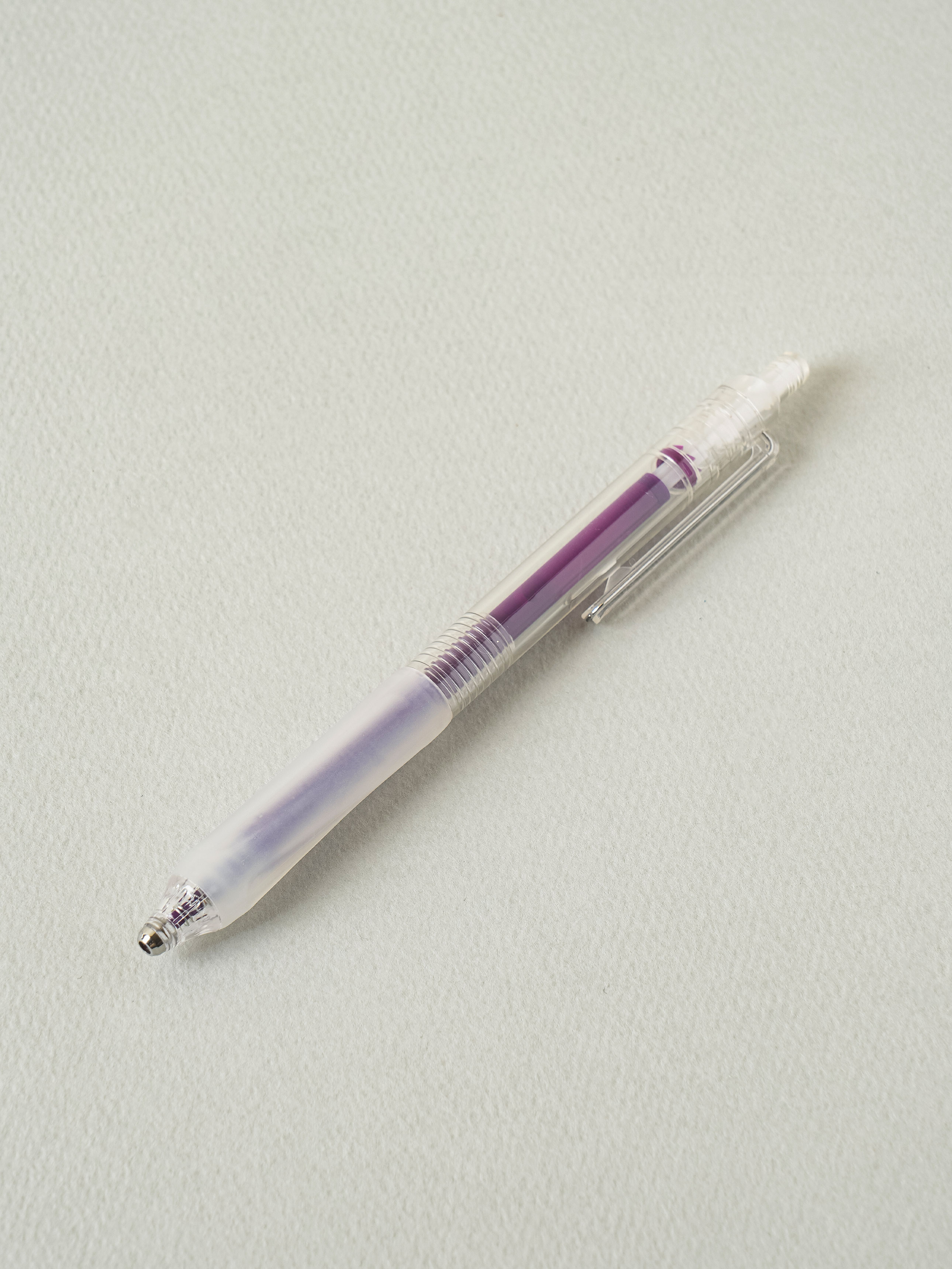 무소음 노크 젤 펜 0.5 mm 2개입 혼합