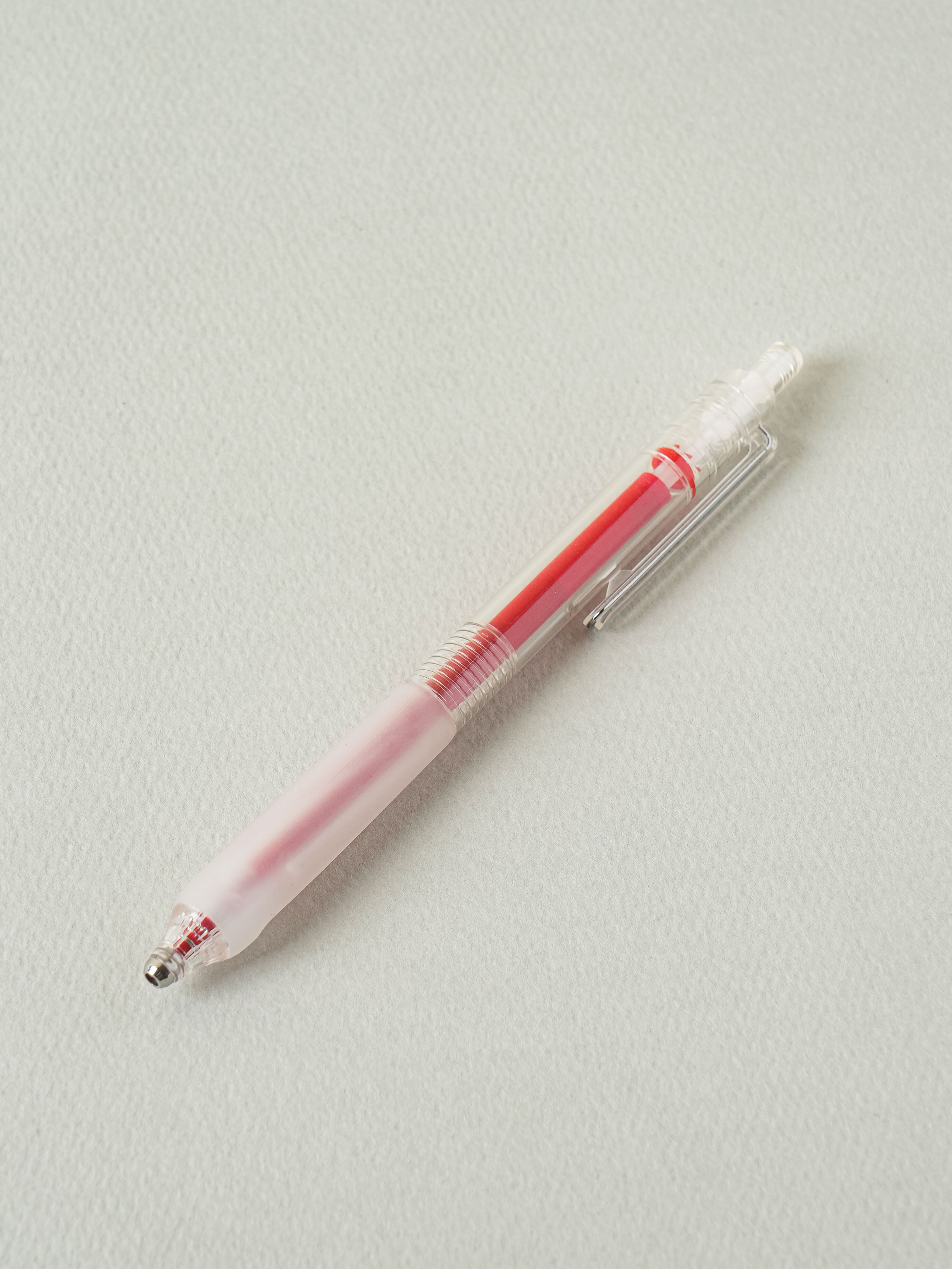 무소음 노크 젤 펜 0.5 mm 2개입 청적