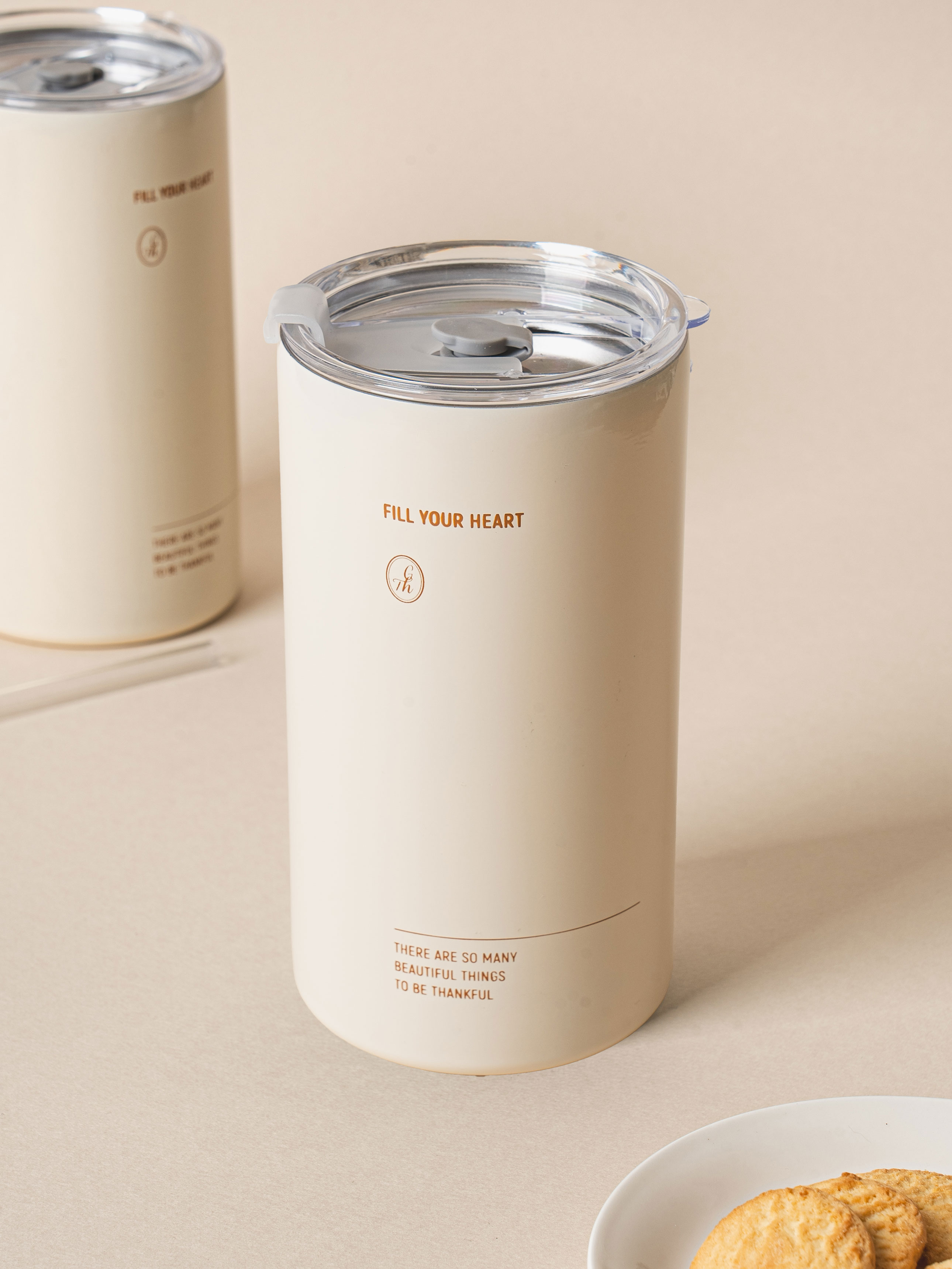 와이드 빨대 텀블러 500 ml