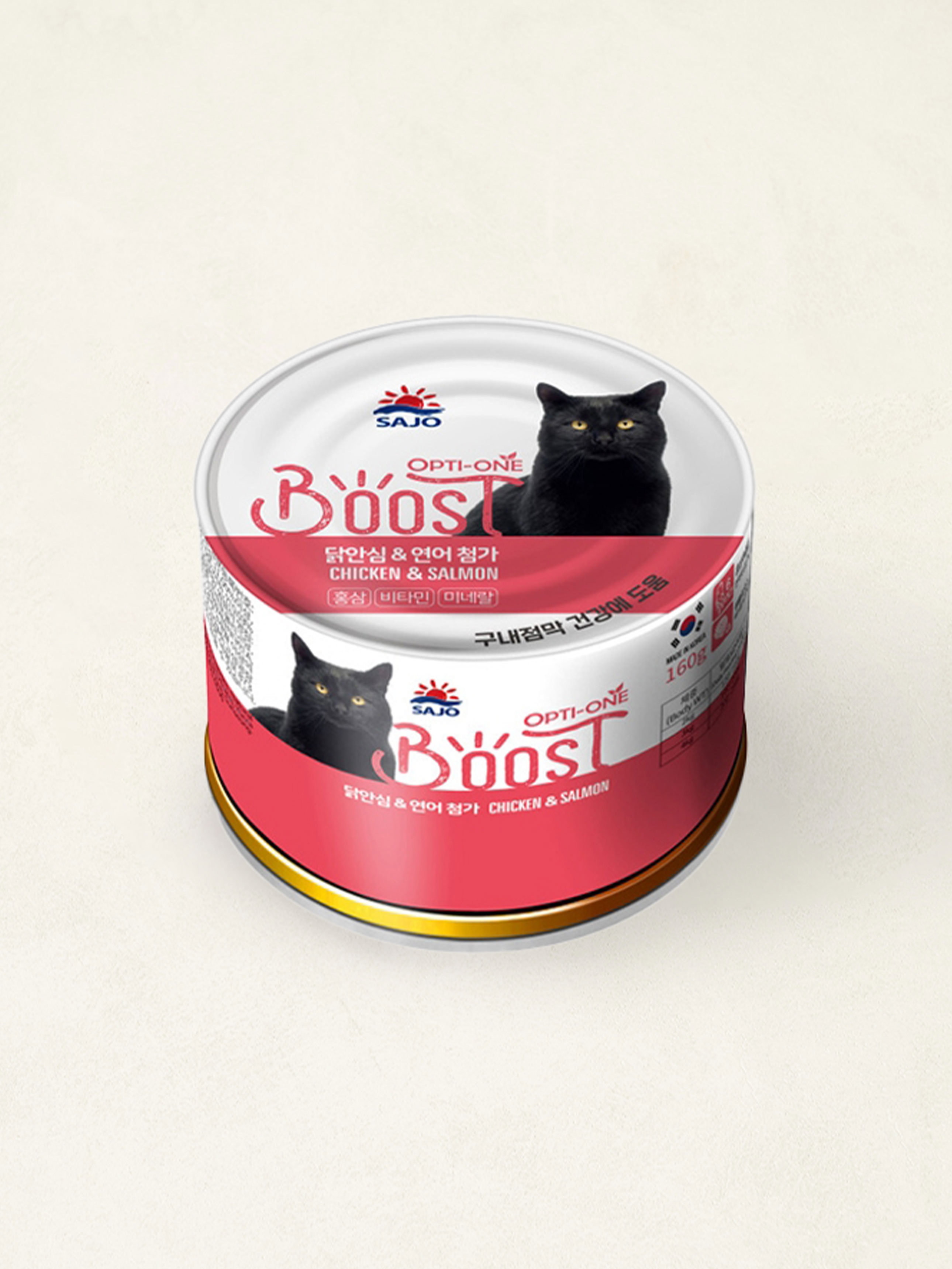 [Pet] Корм для кошек Sajo Opti-One Boost 160 г филе и лосось