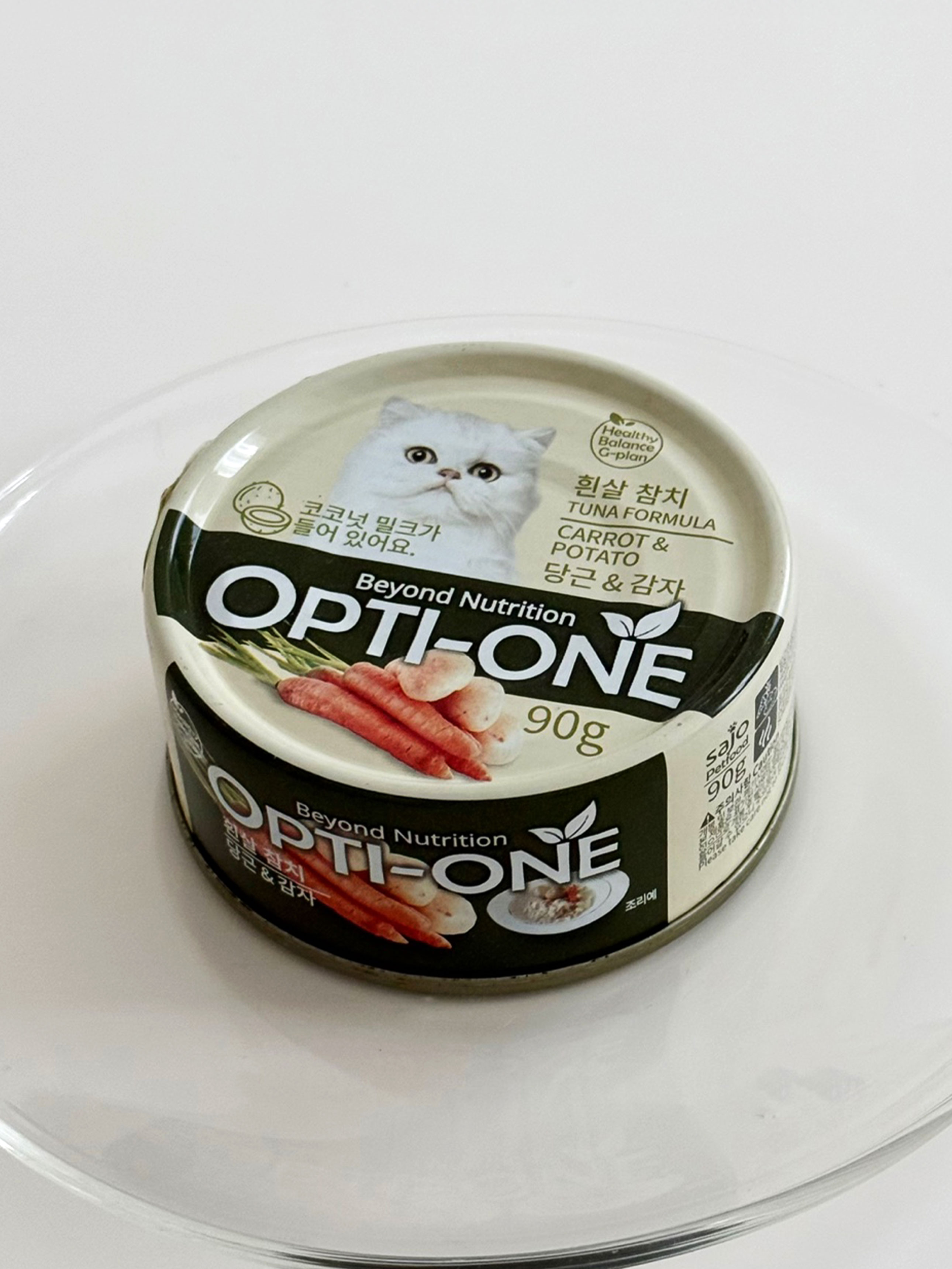 [펫] 사조 옵티원 캣 90 g 당근과 감자