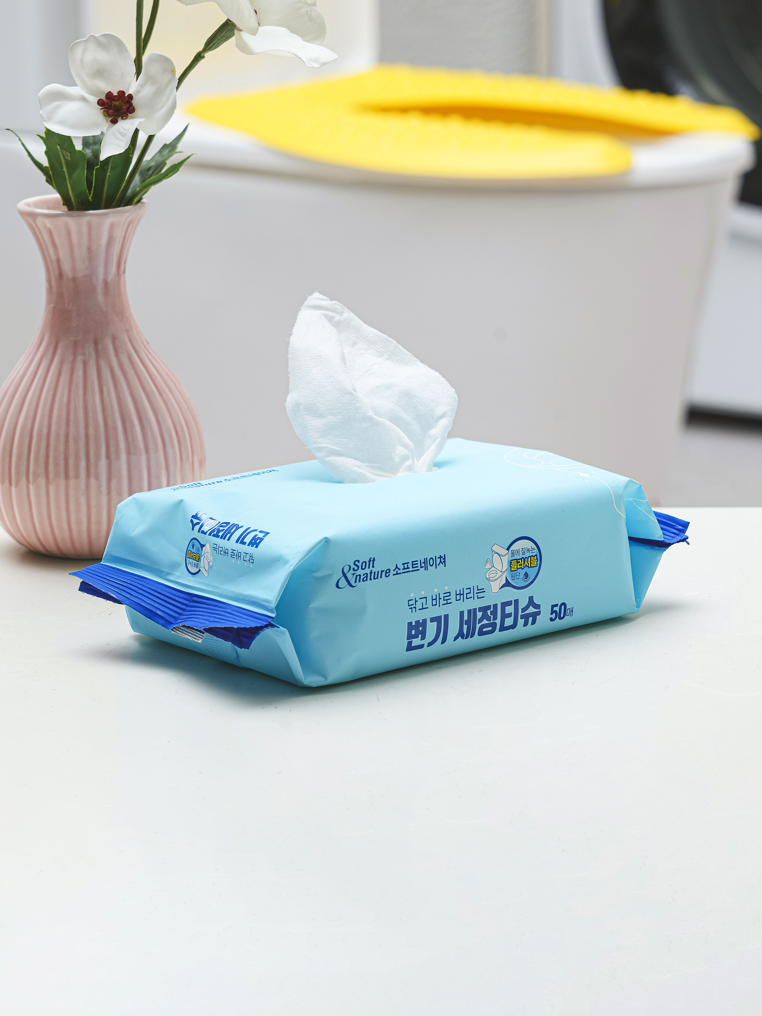 변기 세정 티슈 50매입
