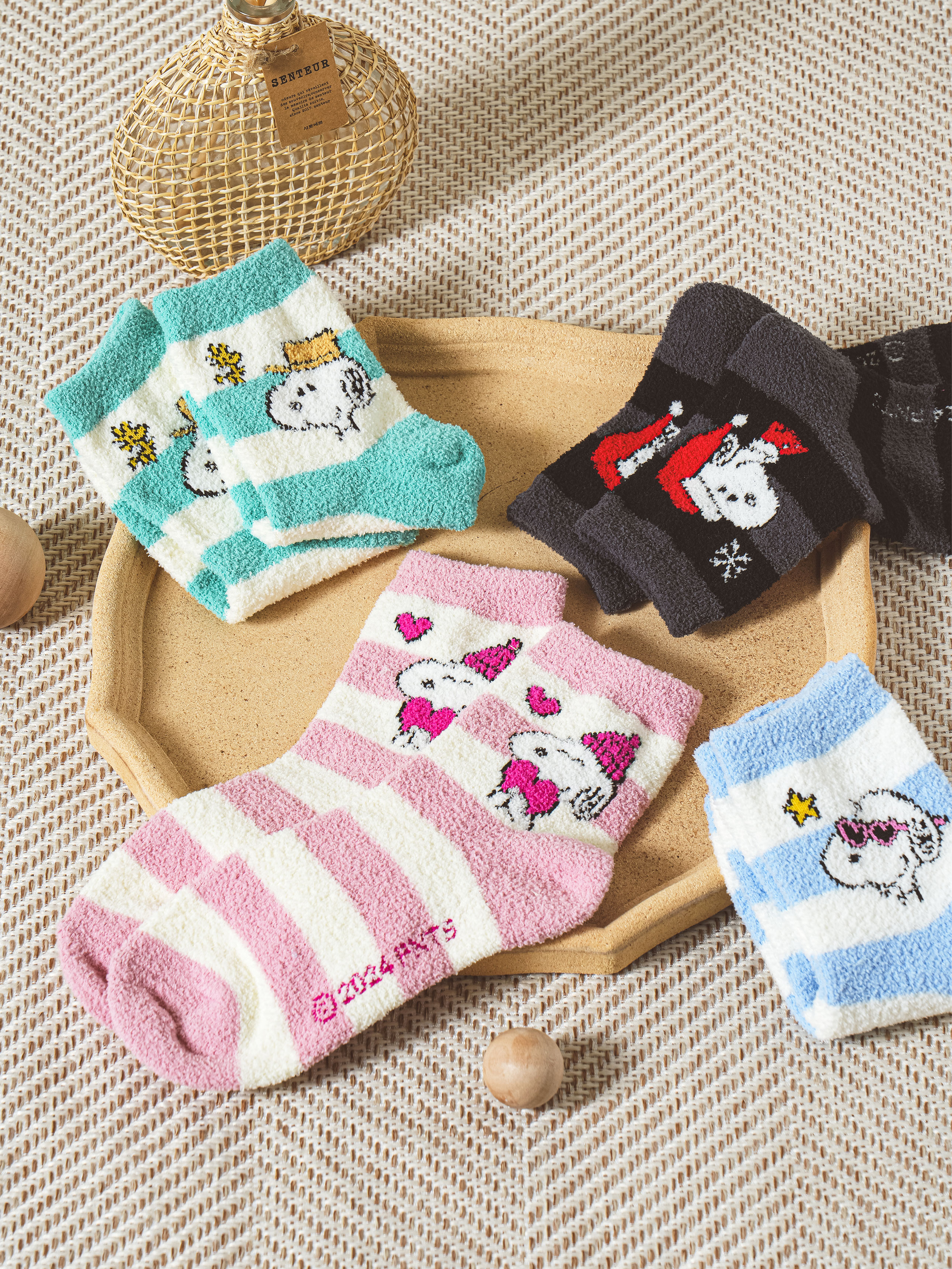 Махровые носки Kikiya Socks Peanuts