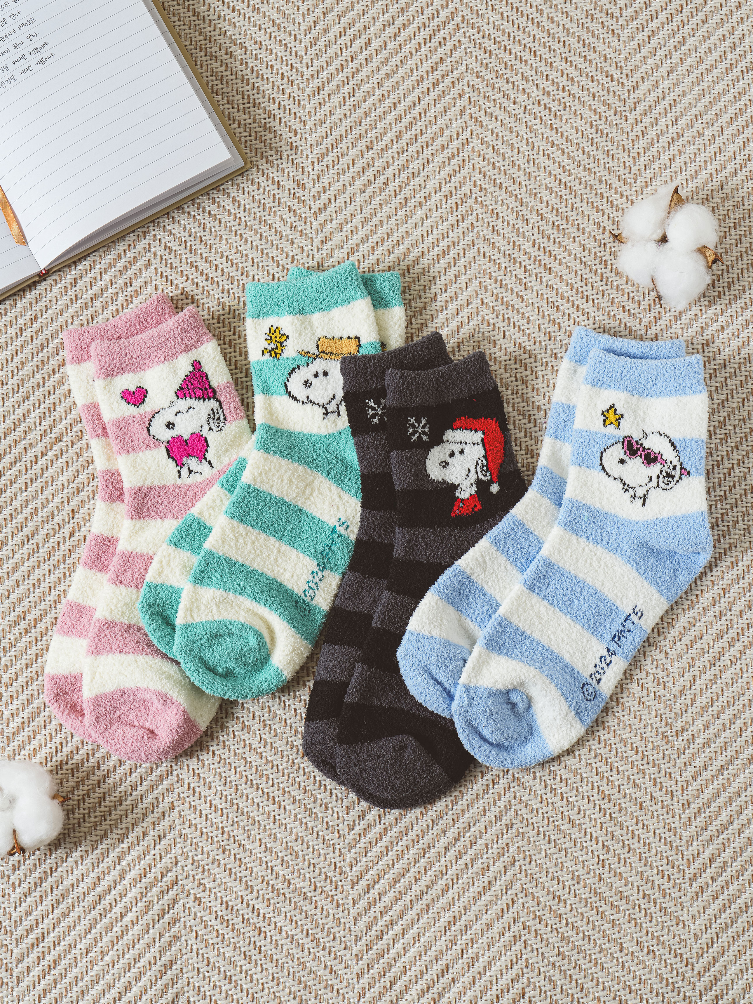 Махровые носки Kikiya Socks Peanuts